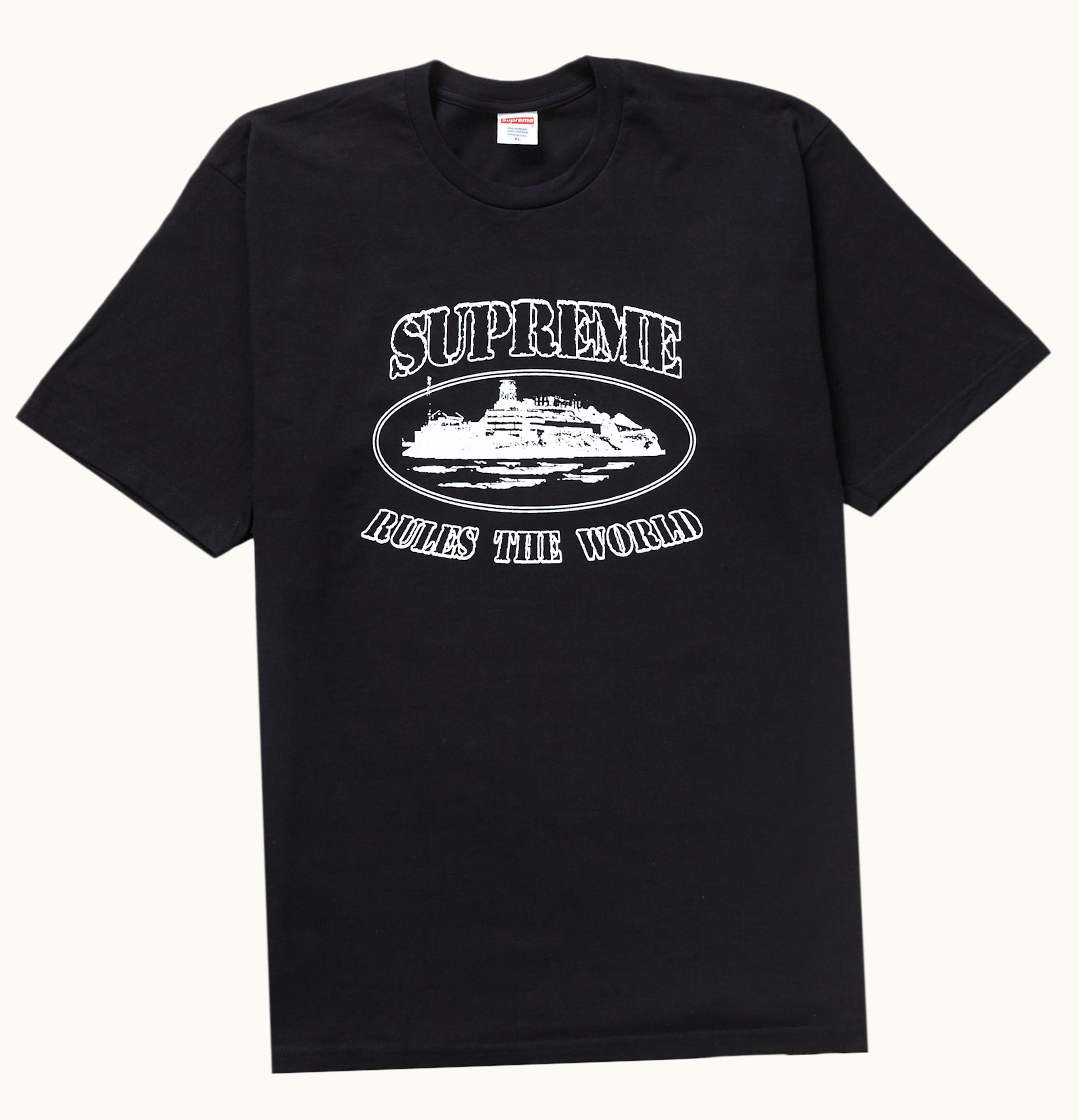 Supreme Supreme Corteiz Rule The World Tee Black