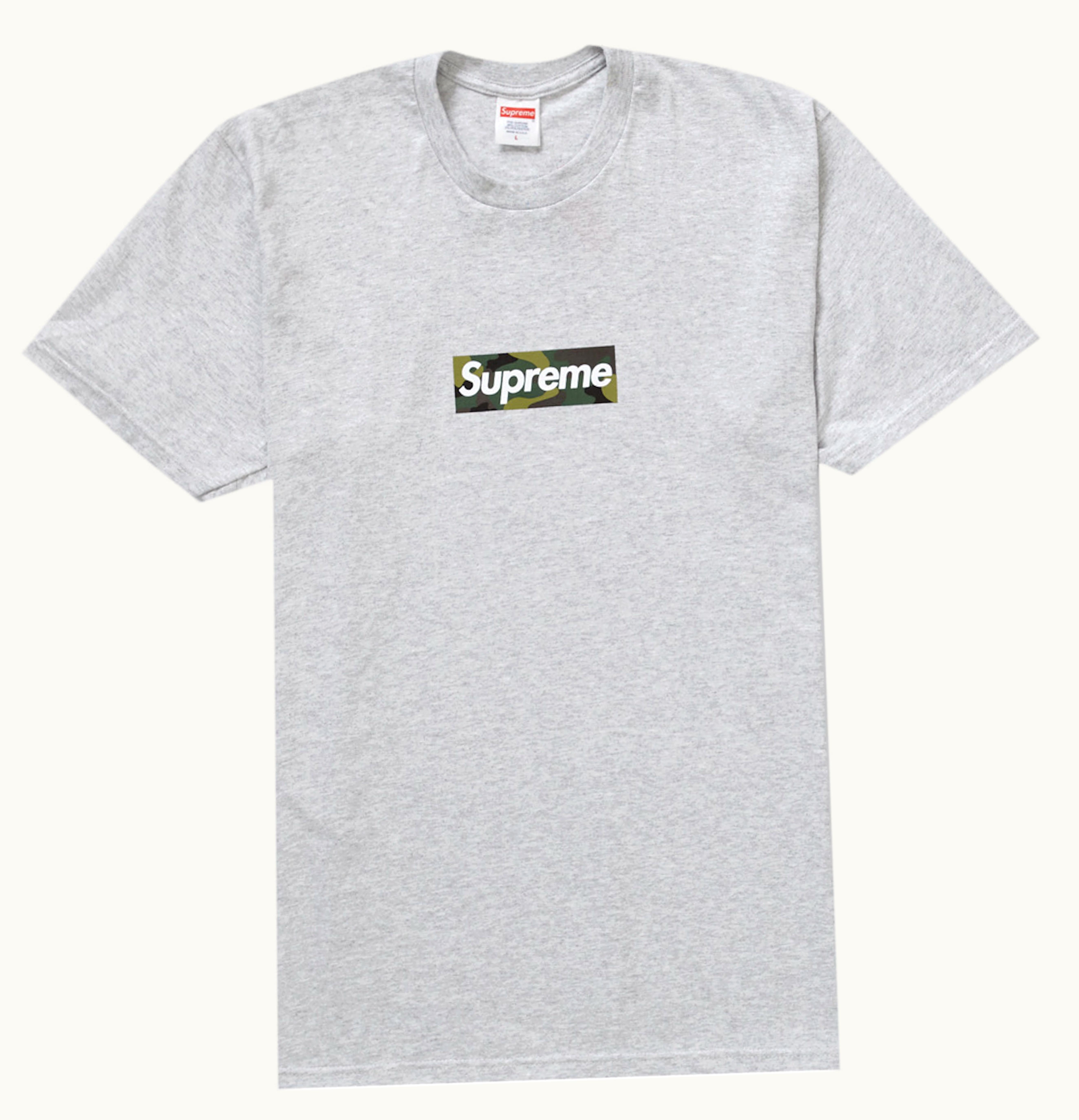 Supreme Supreme Box Logo Tee FW23 Ash Grey