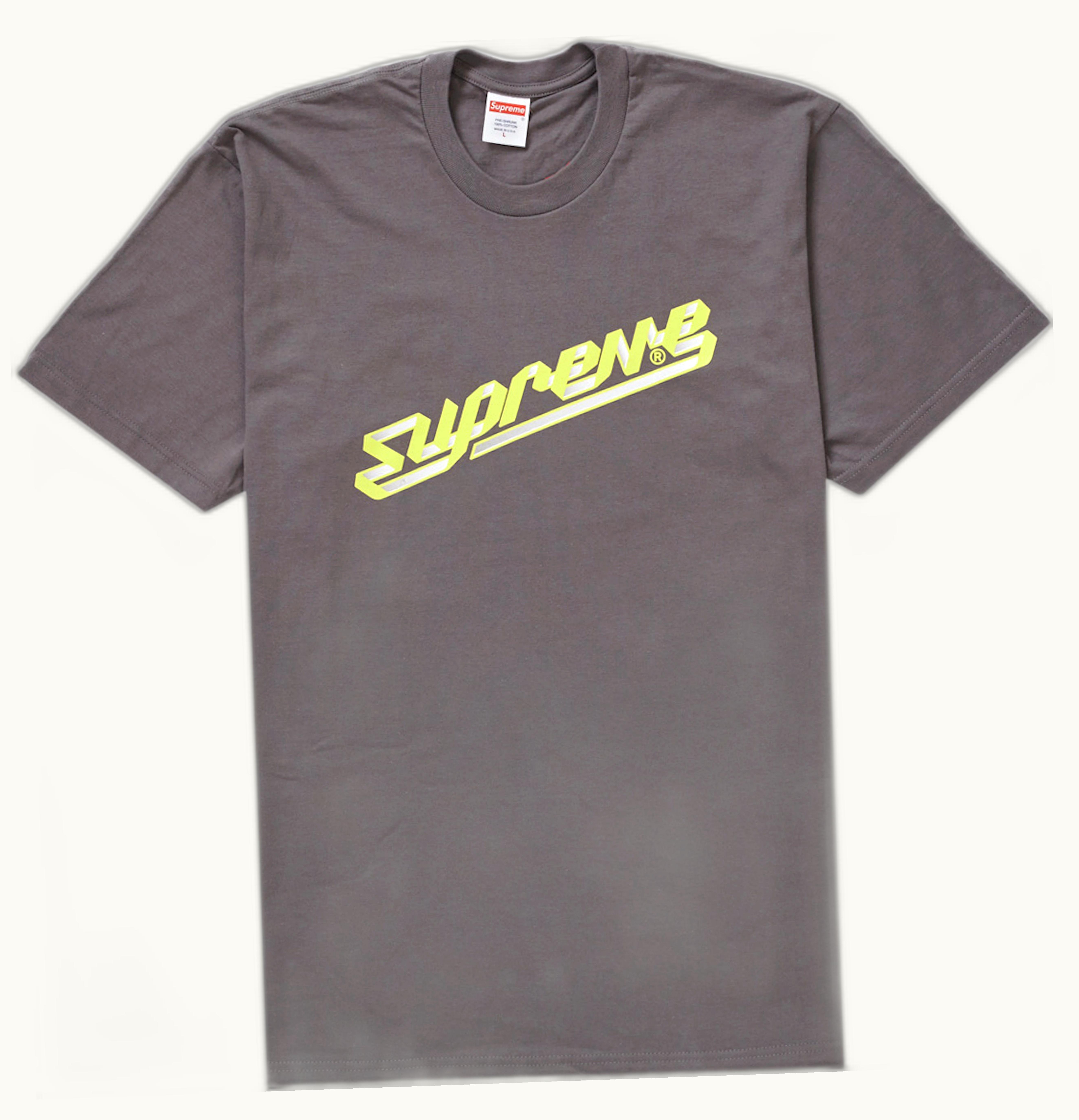 Supreme Supreme Banner Tee FW23 Charcoal