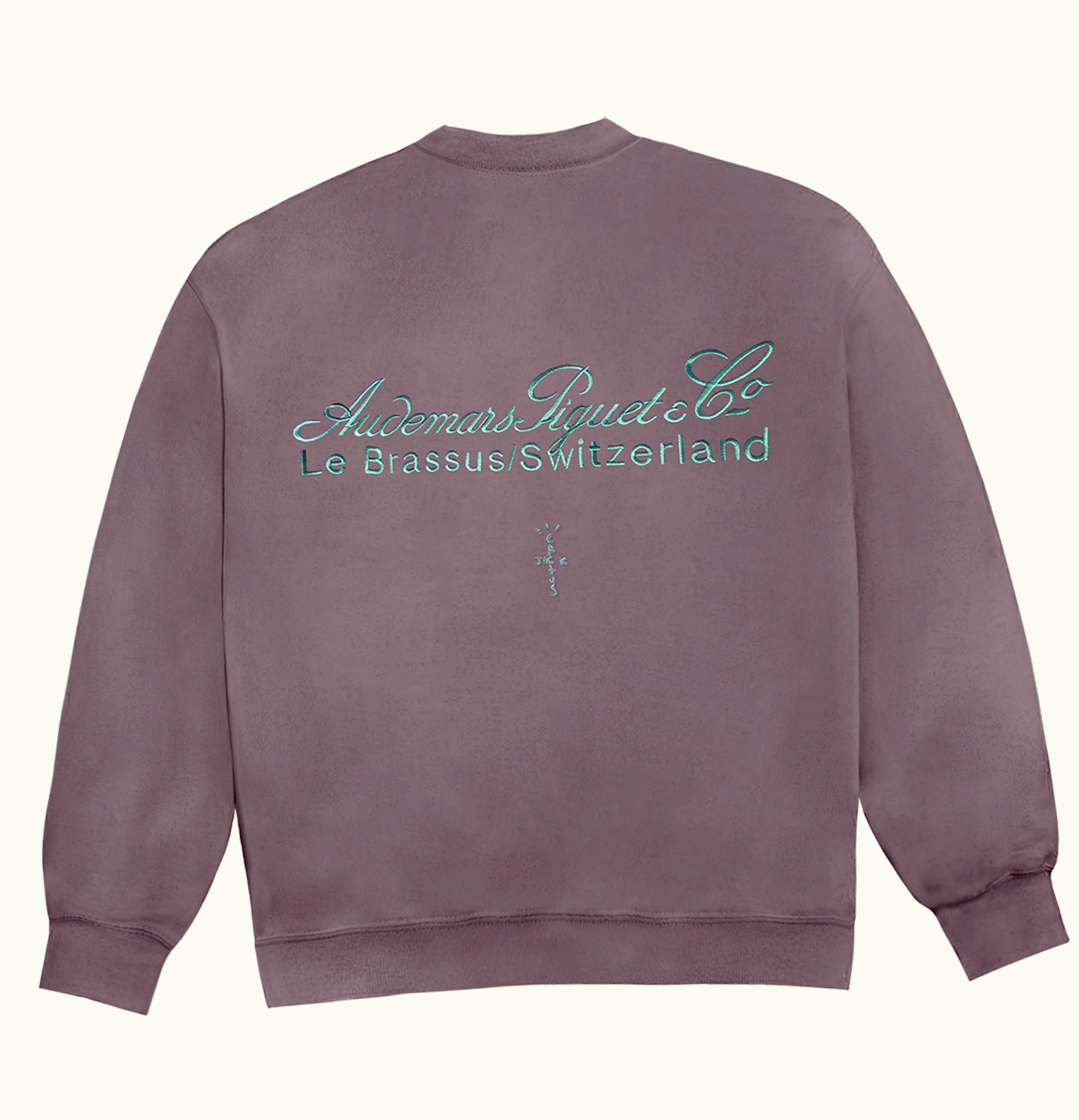 Travis Scott Travis Scott CJ X Audemars Piguet Logo II Crewneck Purple