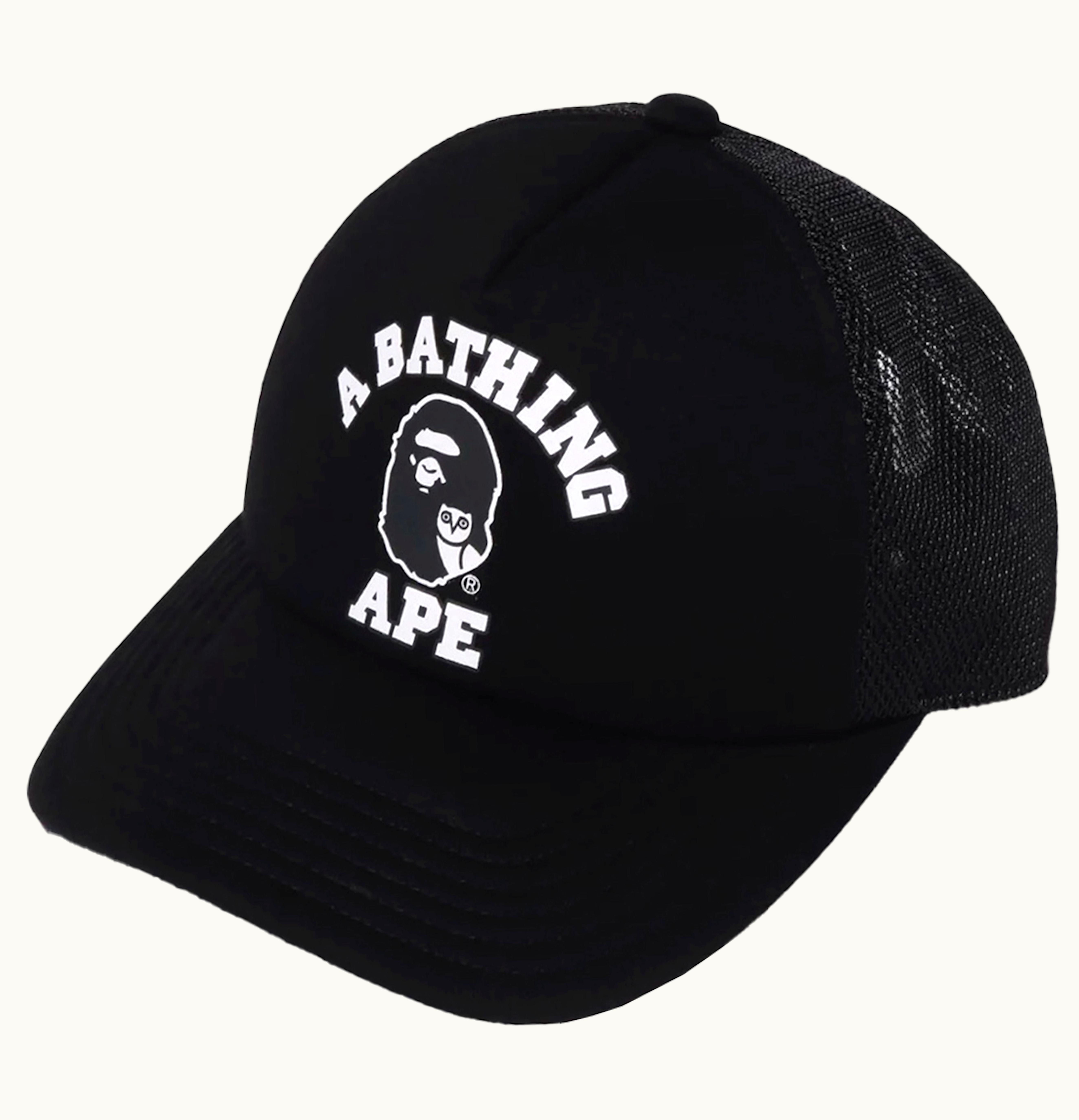 BAPE BAPE X OVO Mesh Cap Black