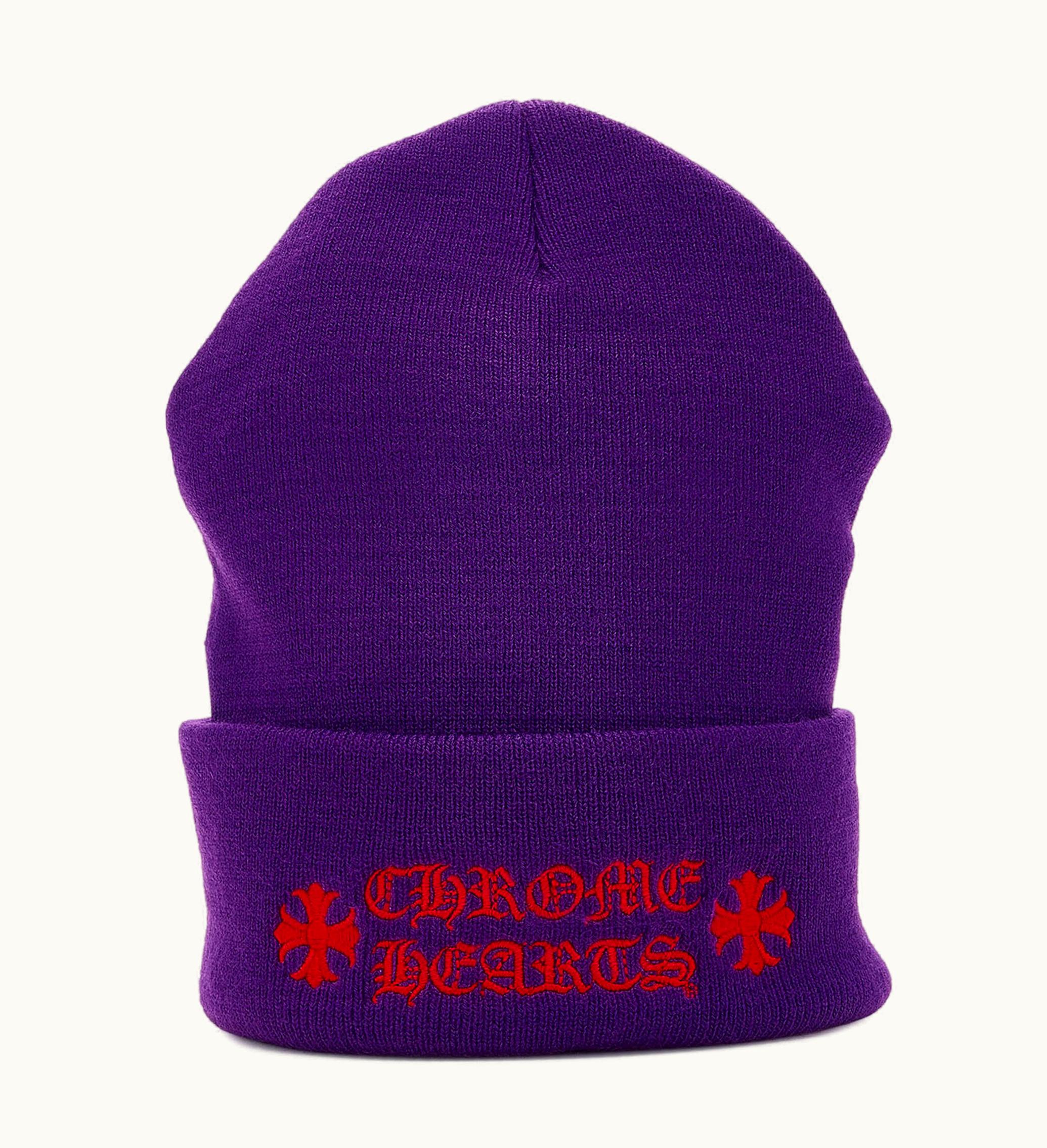 Chrome Hearts Chrome Hearts Watch Cap FW23 Purple
