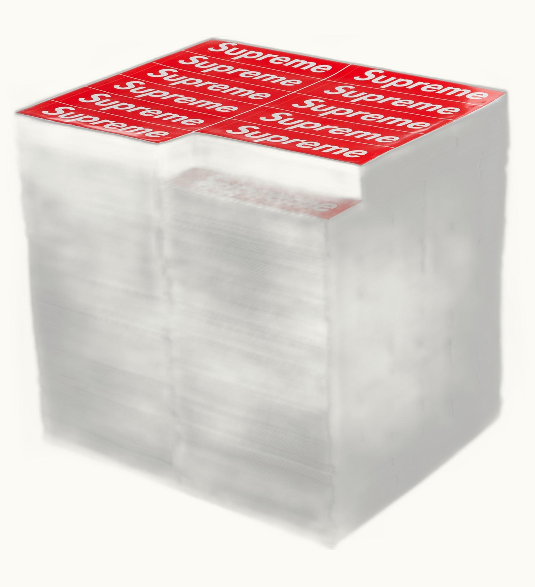 Supreme Supreme Rotary Hero Sticker Bricks Stool Side Table Red