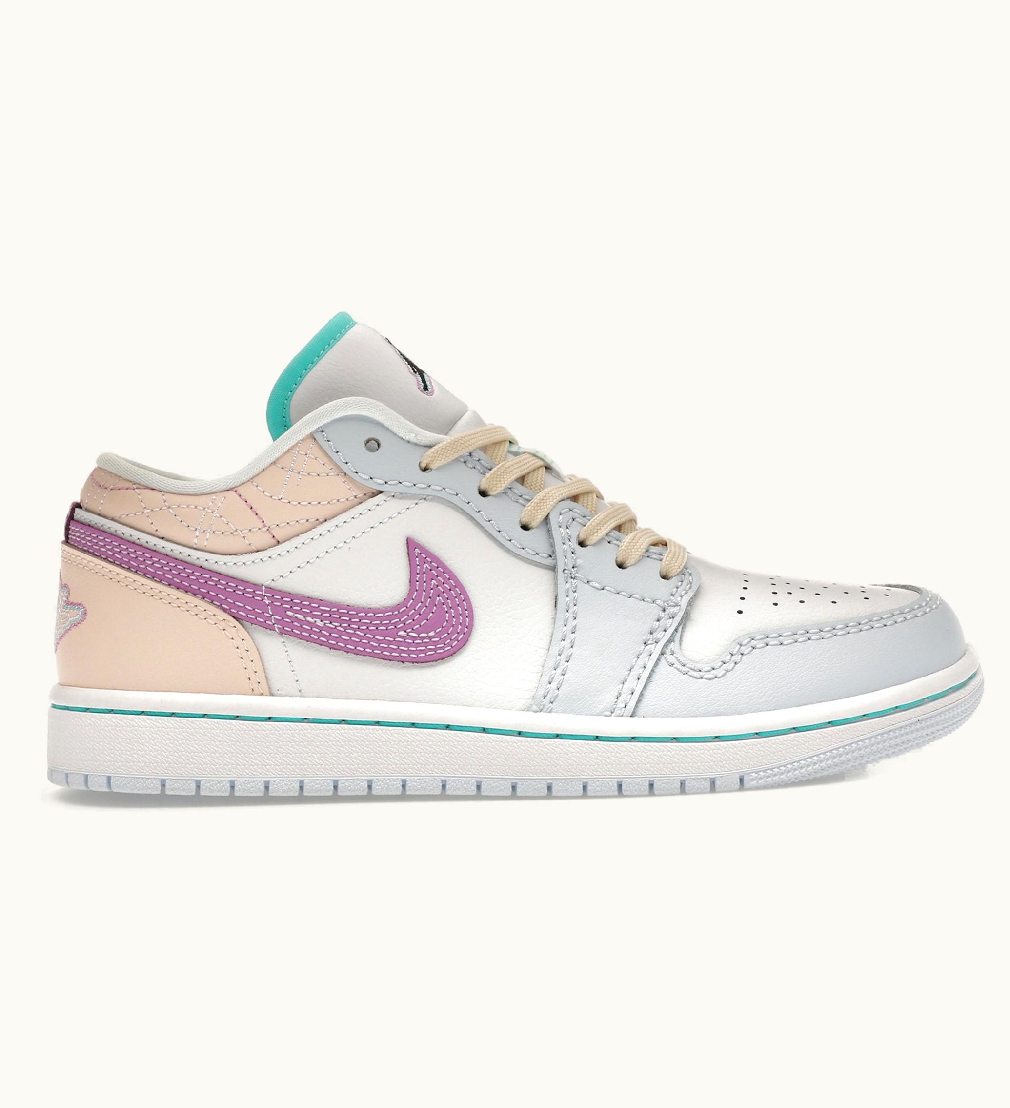 Jordan Air Jordan 1 Low Multi Color Sashiko Womens