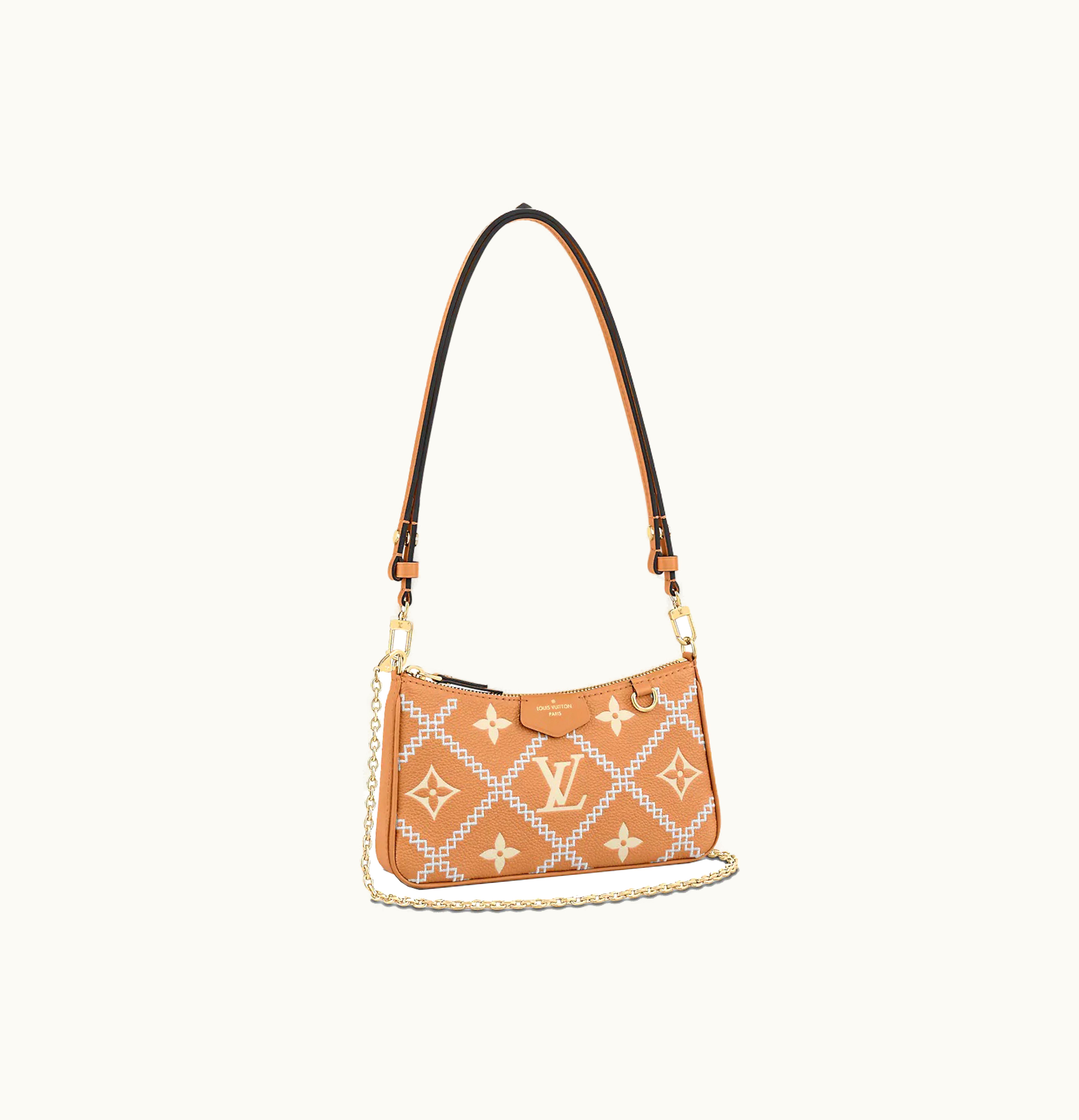 Louis Vuitton Louis Vuitton Easy Pouch On Strap Arizona Beige