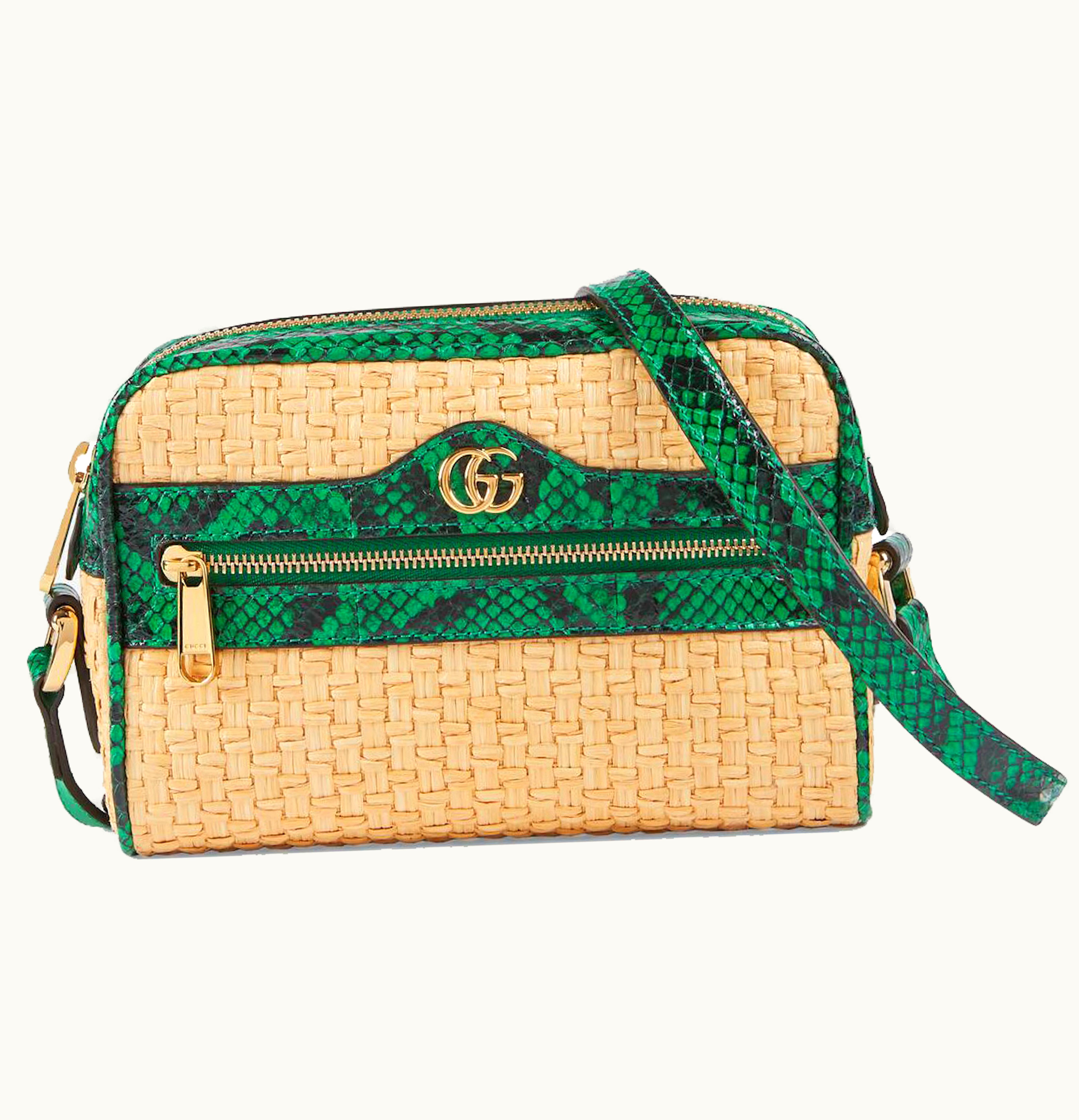 Gucci Gucci Ophidia Bag Mini Beige Green