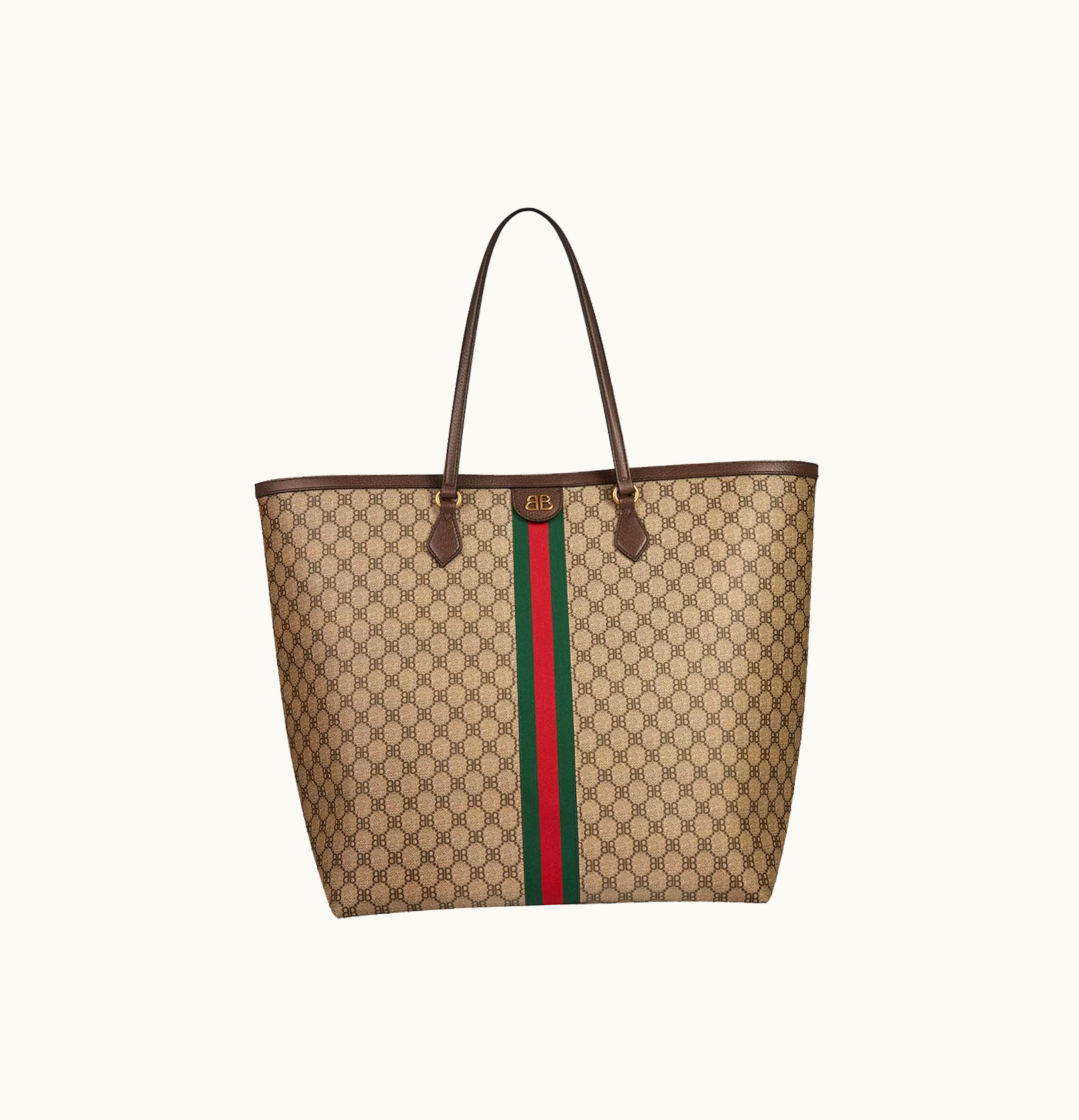 Gucci Gucci x Balenciaga The Hacker Project Large Tote Bag Beige