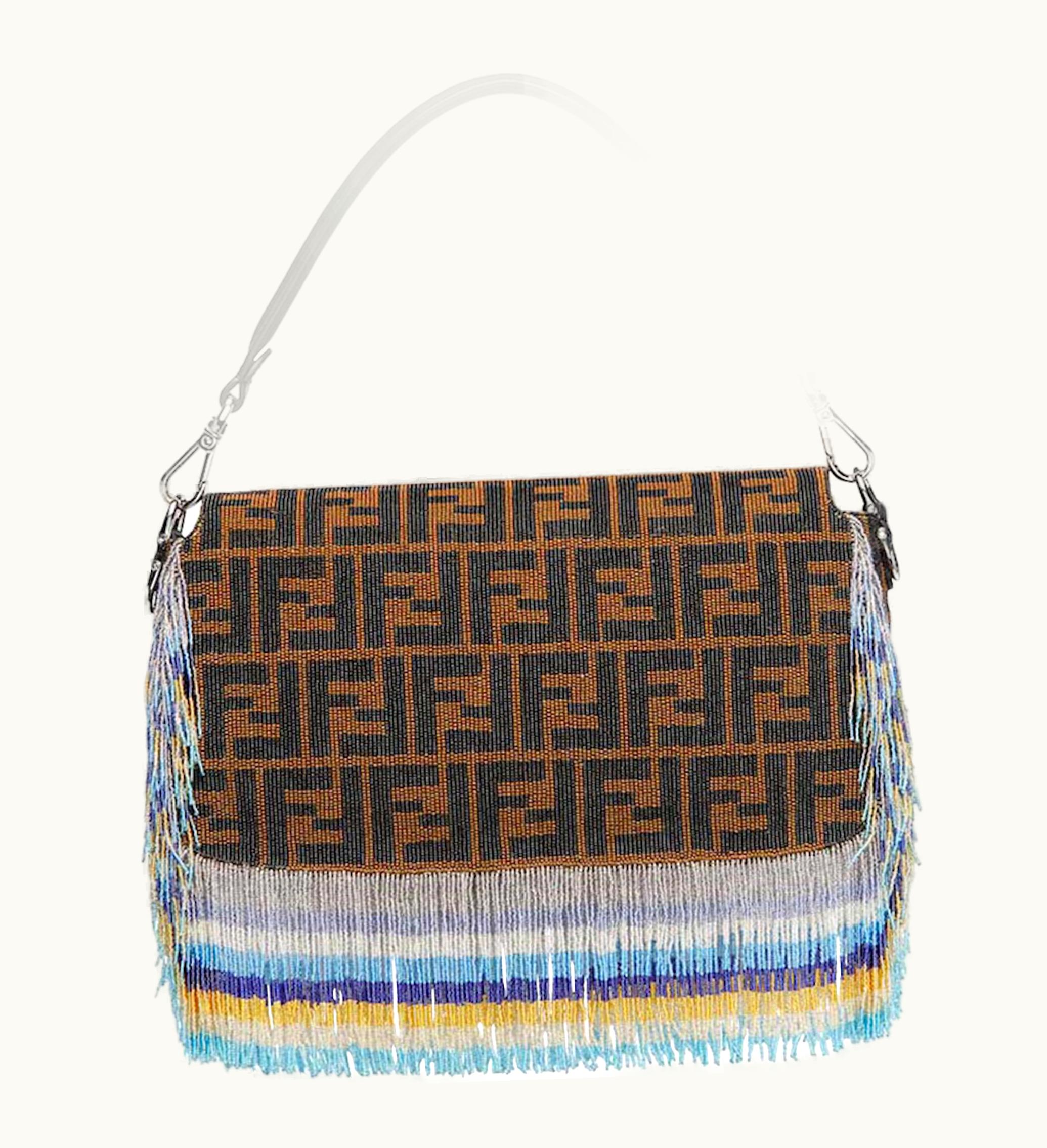 Fendi Fendi X FRGMT X Pokemon Beaded Bag Baguette Multicolor