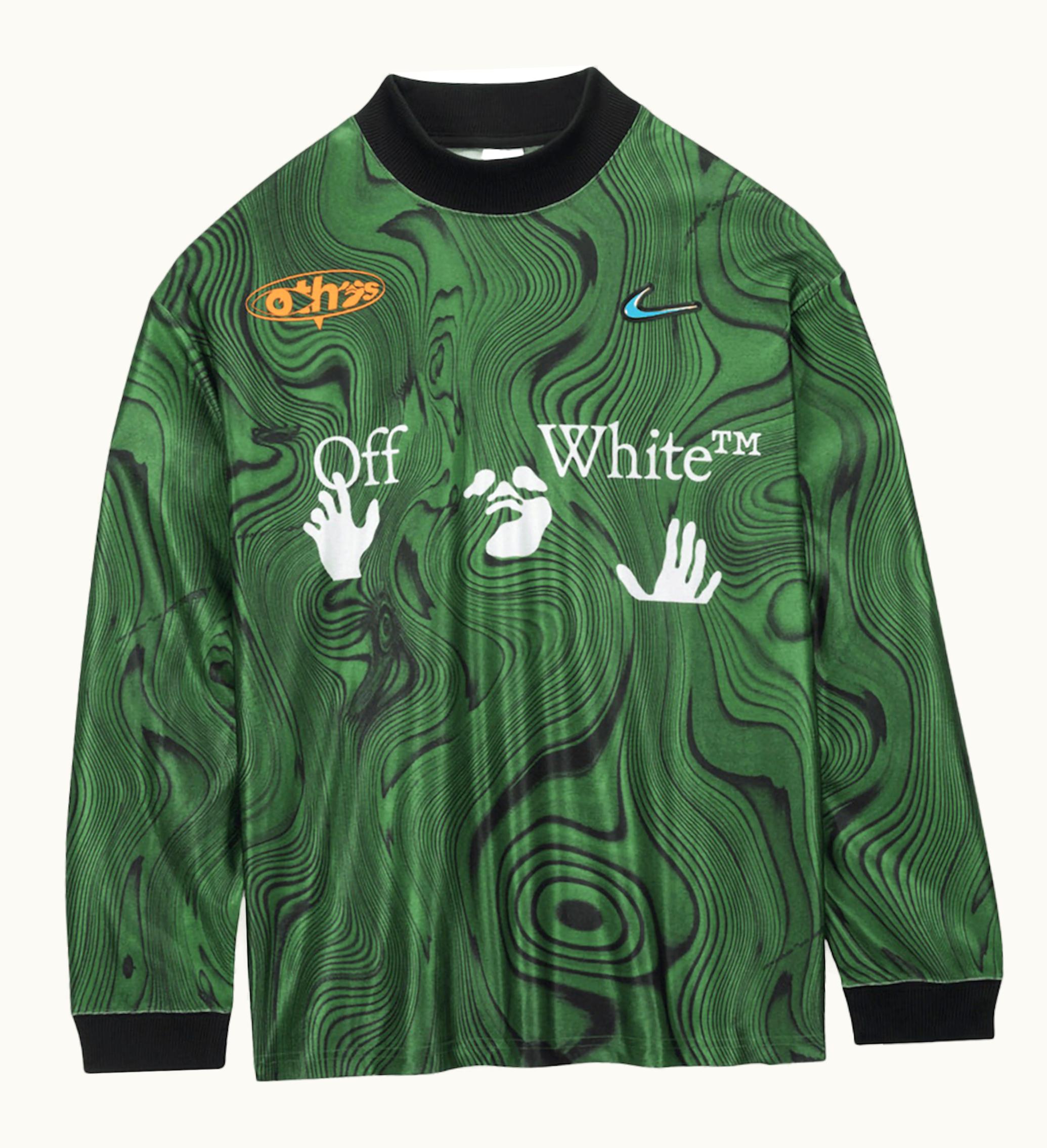 Nike Nike X Off White Allover Print Jersey Asia Sizing Kelly Green