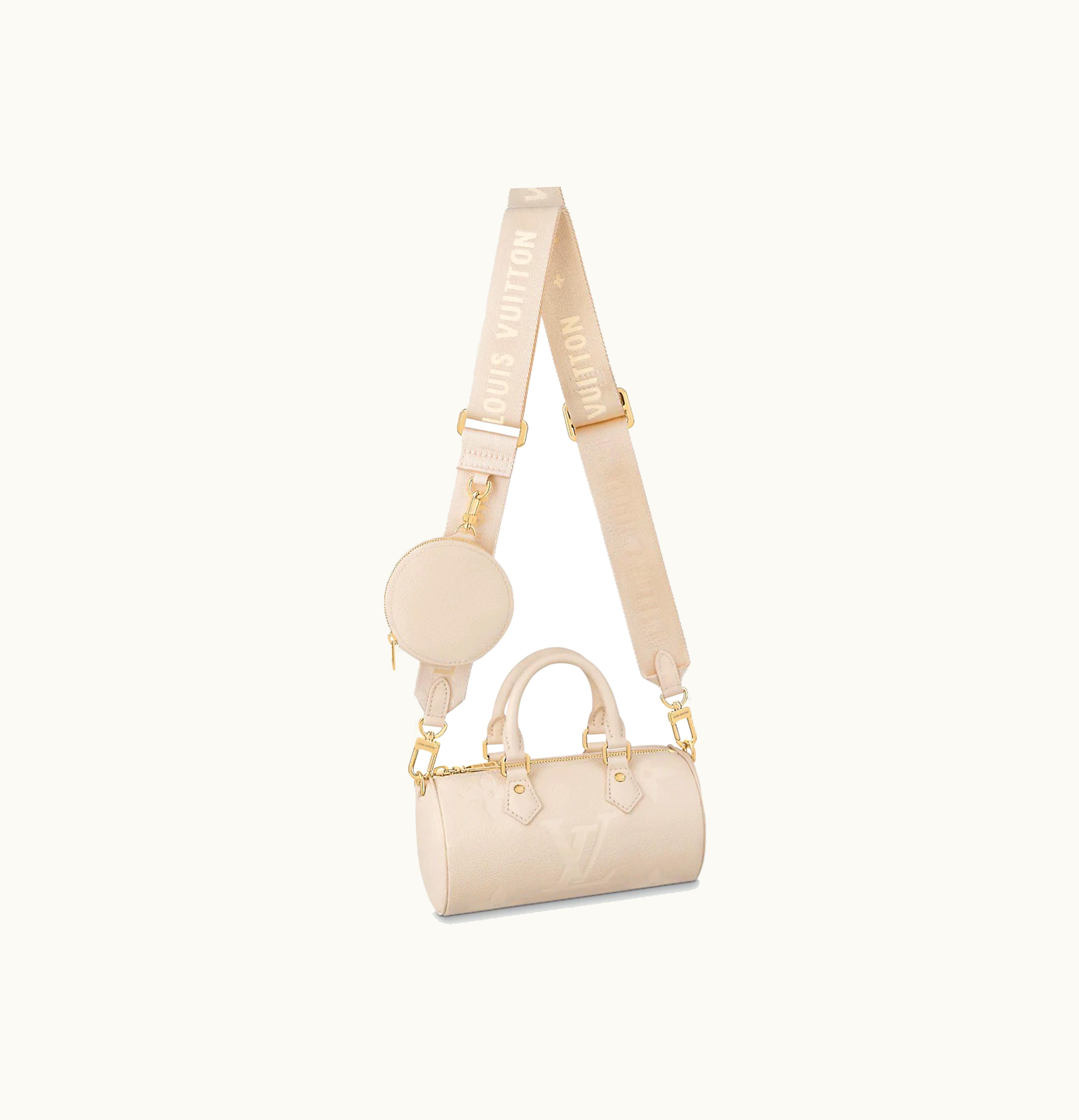 Louis Vuitton Louis Vuitton BB Papillon Embossed Creme Beige