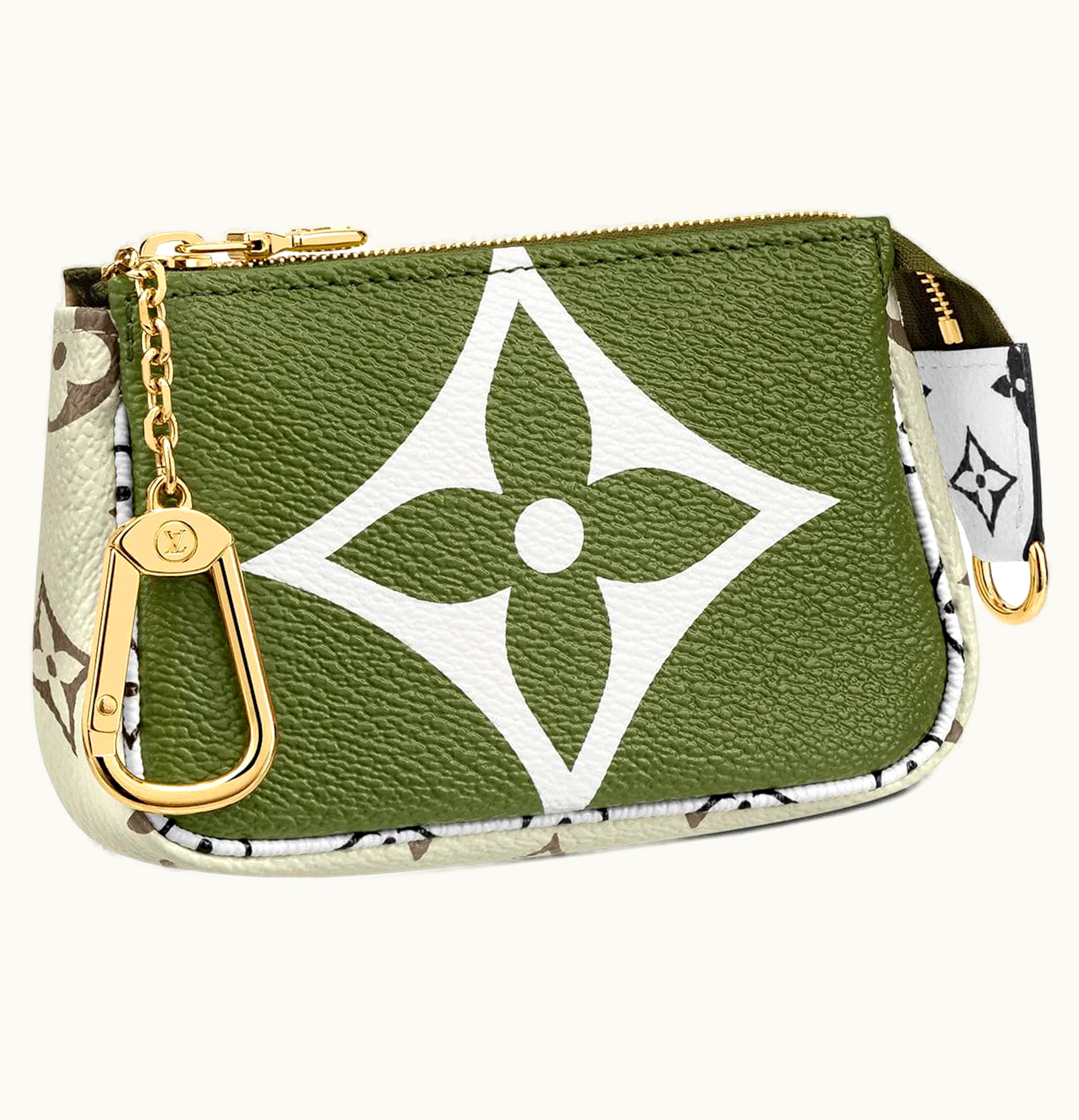 Louis Vuitton Louis Vuitton Mini Pochette Giant Monogram Khaki Green Beige
