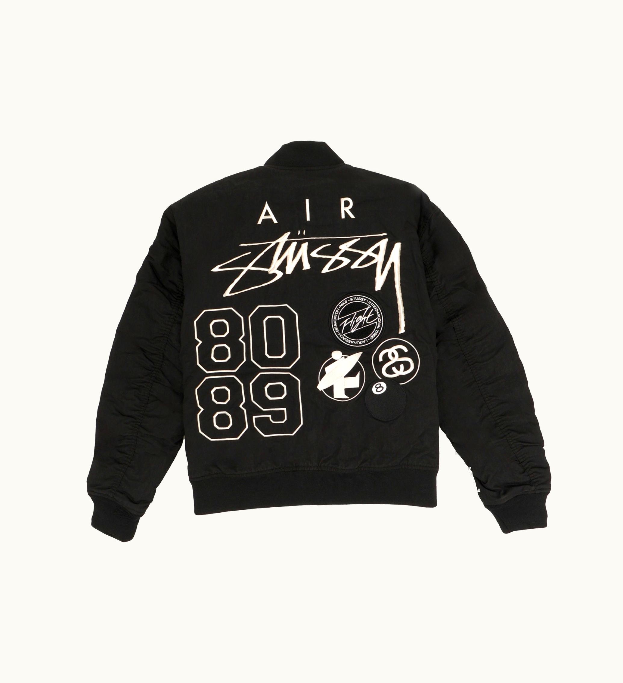 Stussy Stussy X Nike Reversible Varsity Jacket Black Sail