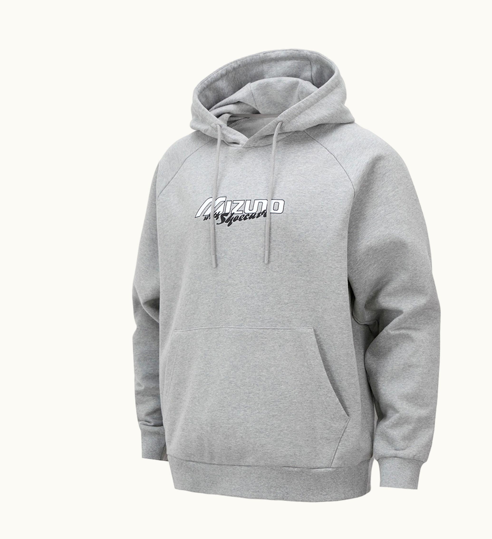 Mizuno Mizuno X Shoecave Pullover Hoodie Grey Melange