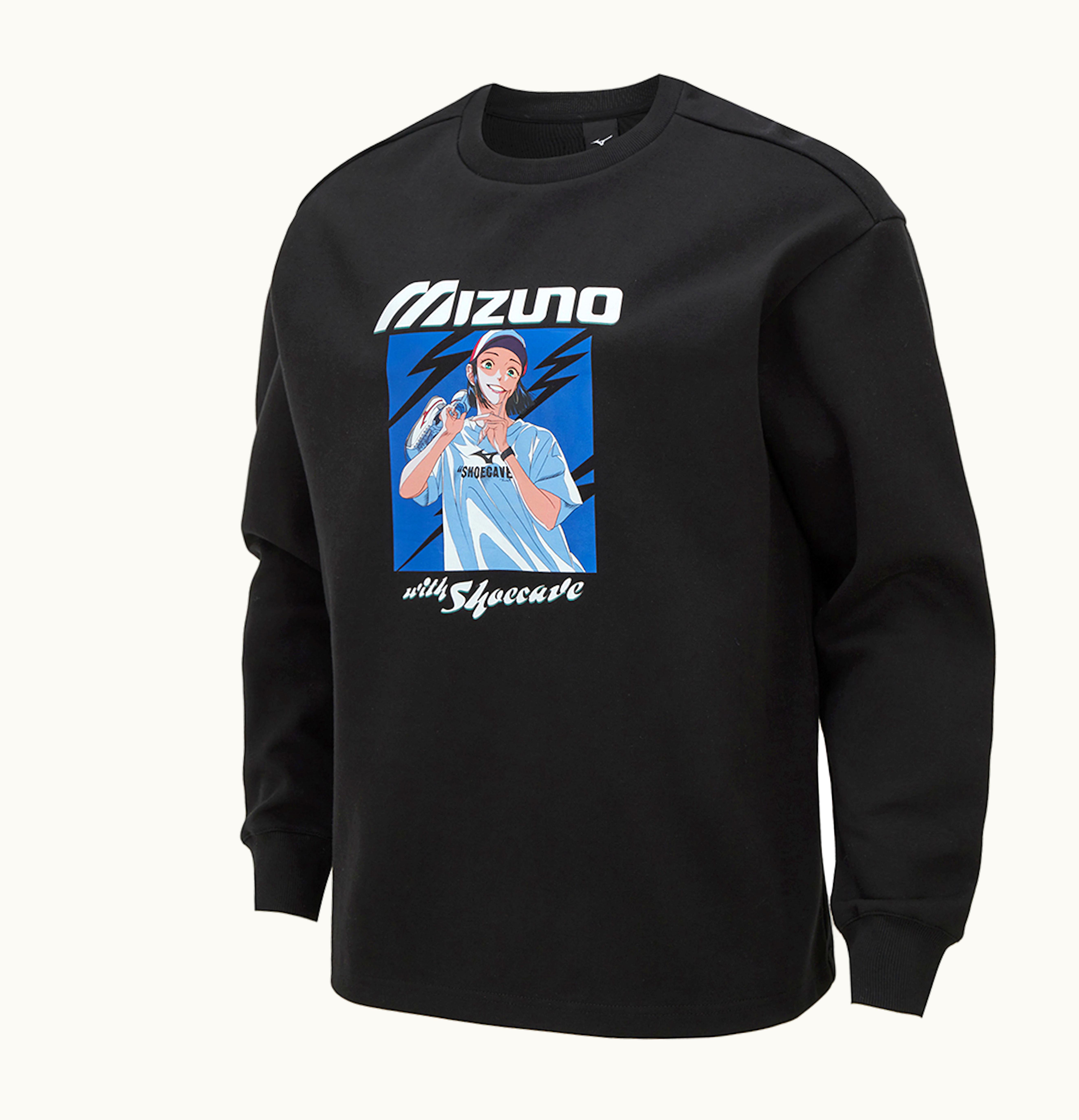 Mizuno Mizuno X Shoecave L S T Shirt Black