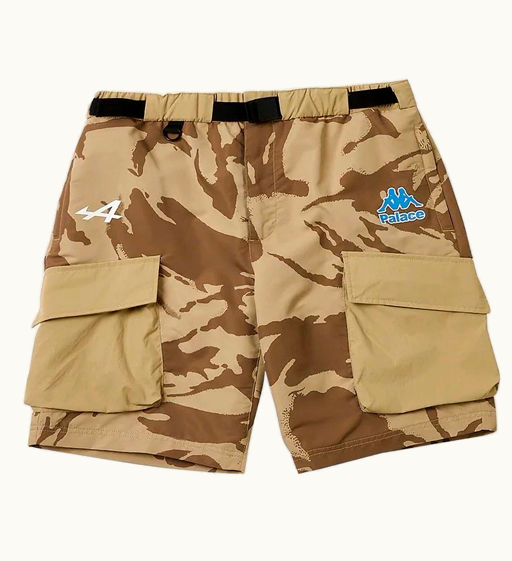 Palace Palace X Kappa For Alpine Nylon Pit Short Desert Camo