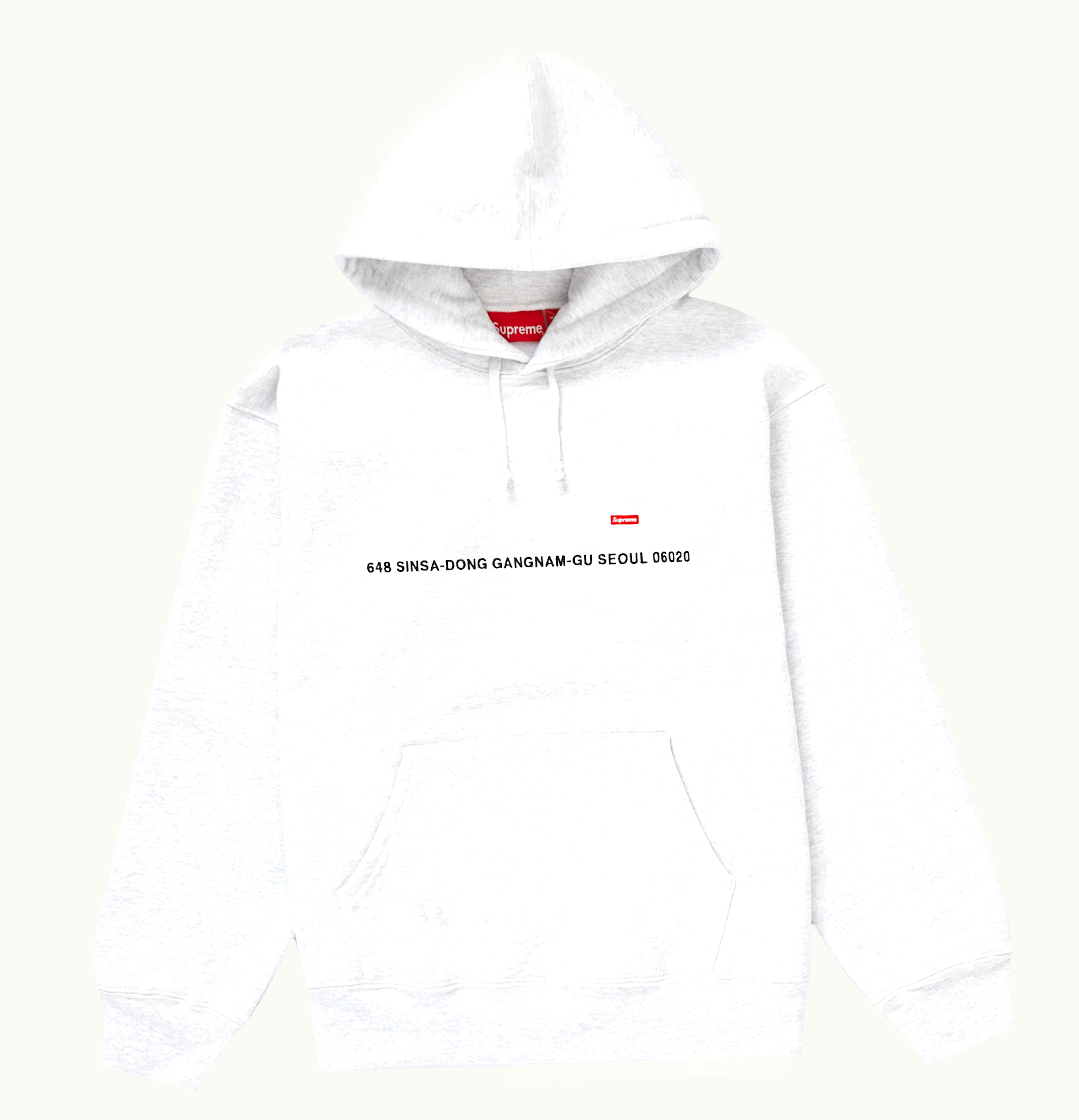 Supreme Supreme Seoul Shop Small Box Hooded Sweatshirt White
