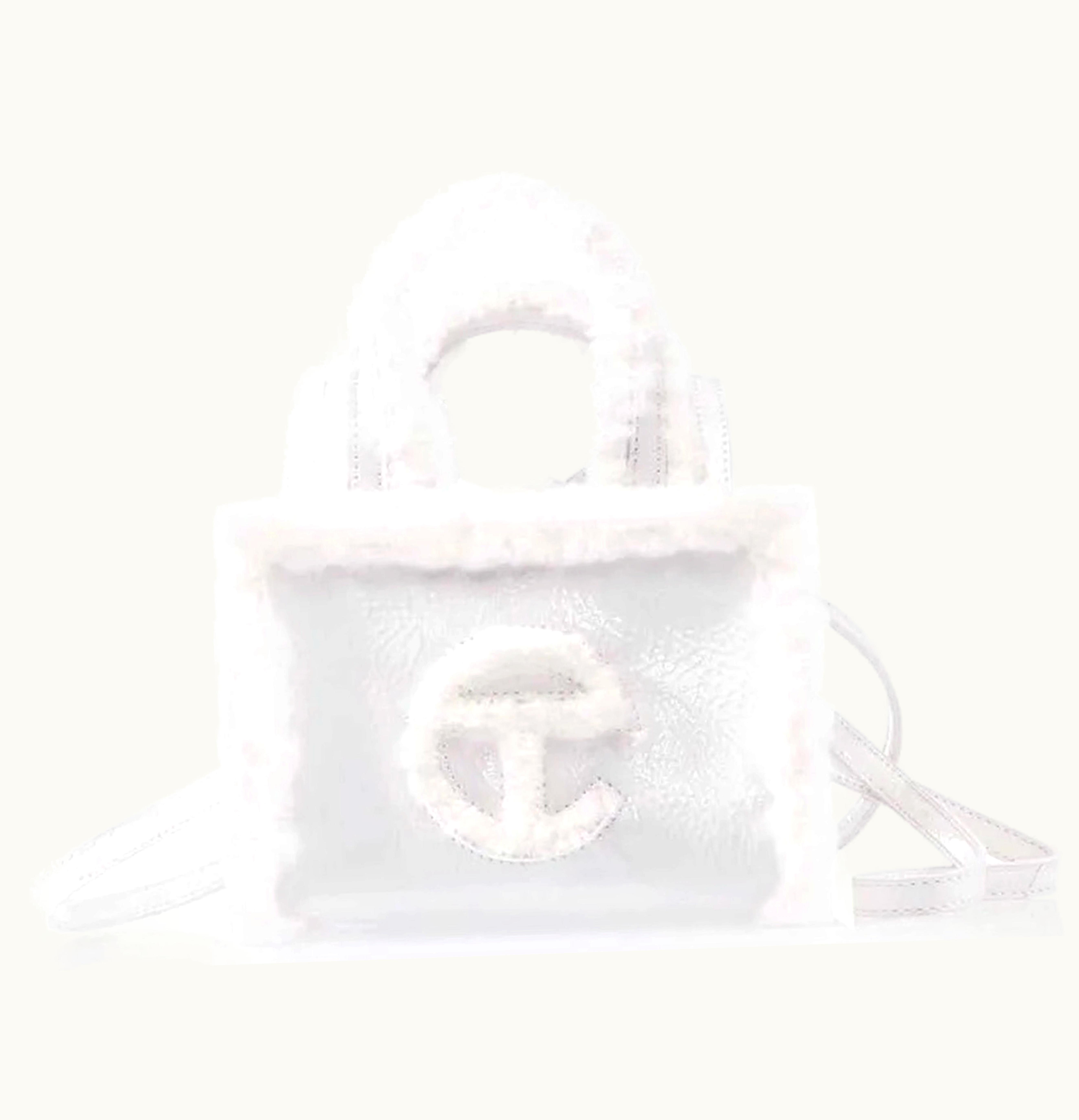 Telfar Telfar X UGG Small Shopper Crinkle White