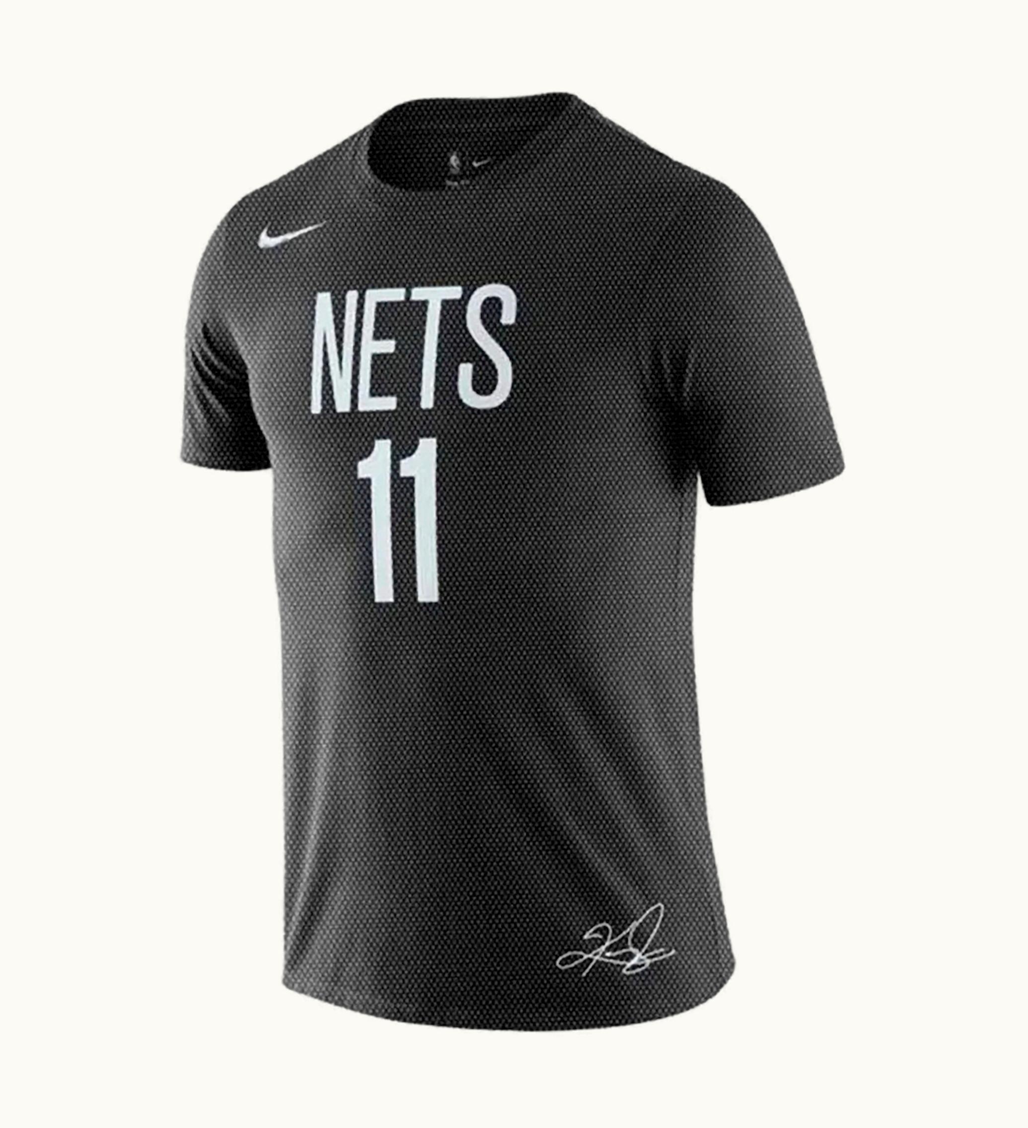 Nike Nike NBA Kyrie Irving Brooklyn Nets T Shirt Core Black