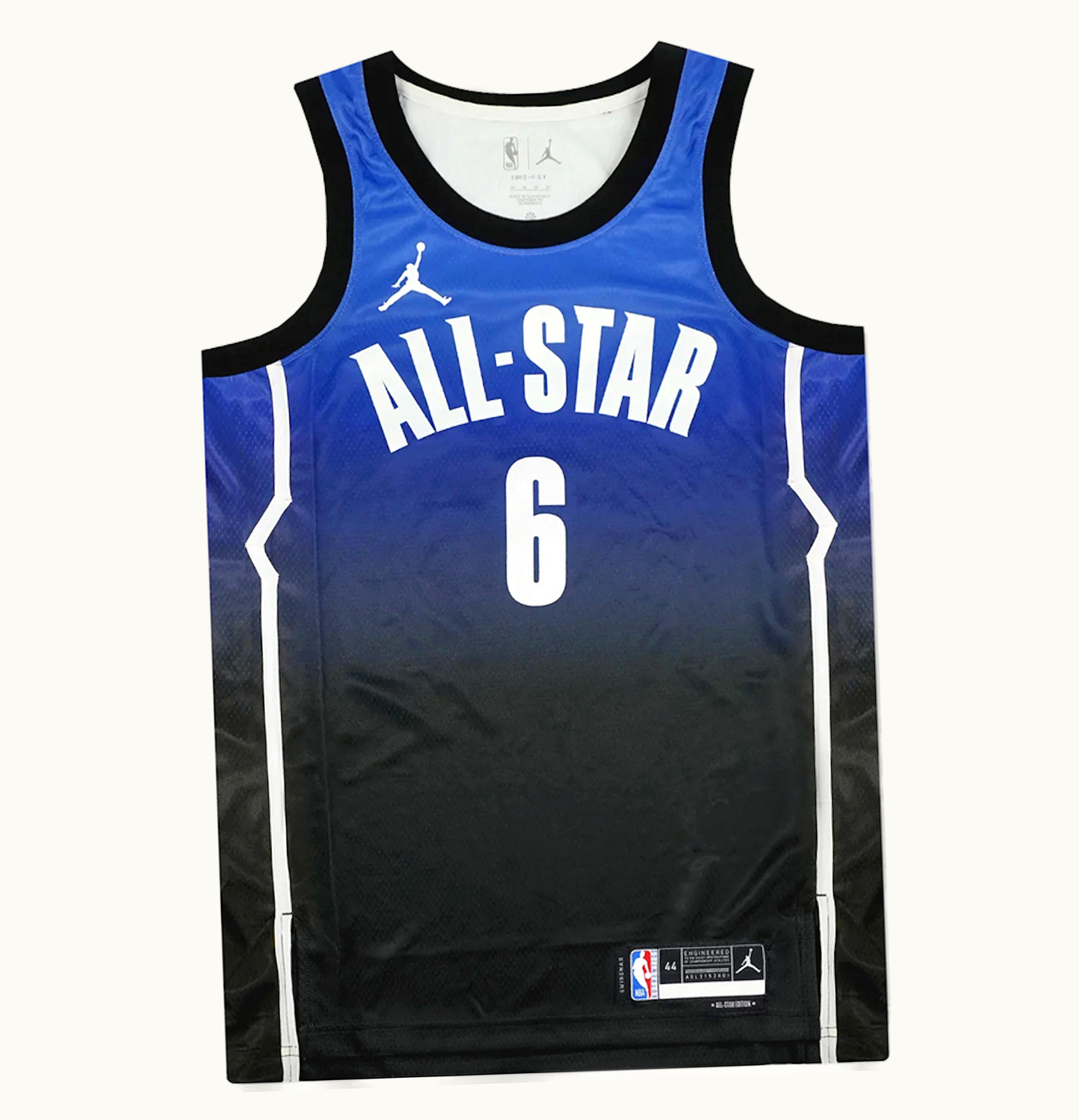 Nike Nike NBA All Star Lebron James 2023 Dri Fit Jersey Cloud Blue Black