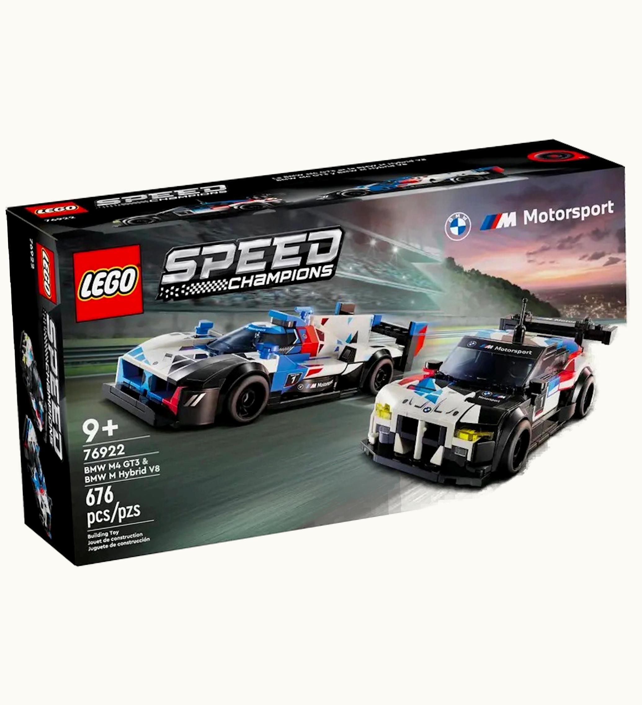 LEGO Lego Speed Champions BMW M4 Gt3 BMW M Hybrid V8 Race Cars Set 76922