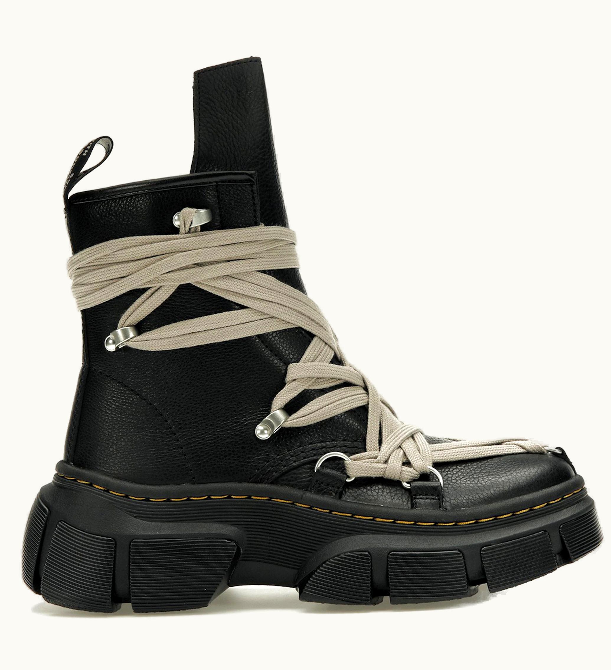 Dr. Martens Dr. Martens Dr Martens 1460 Dmxl Mega Lace Boot Rick Owens Black