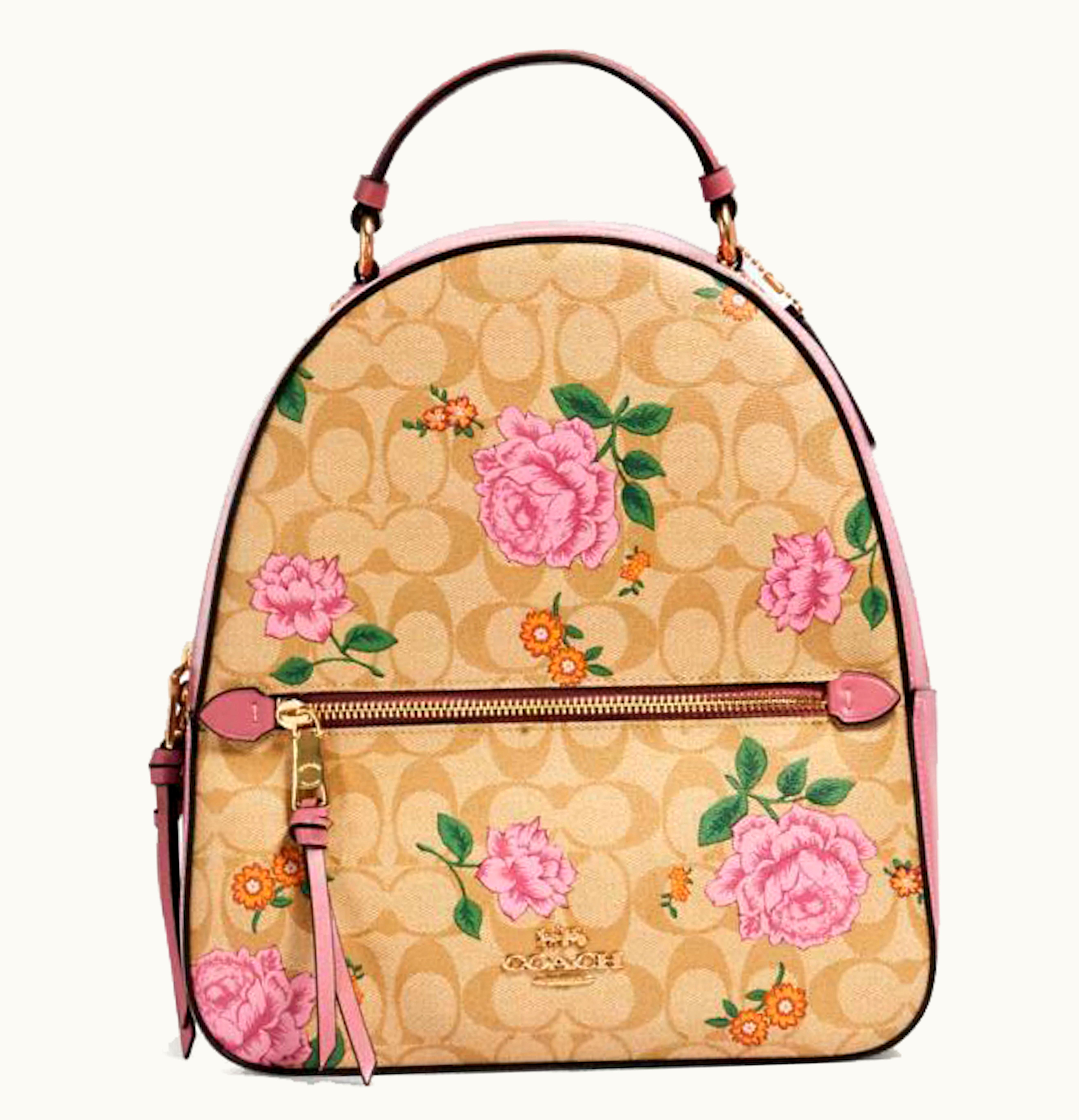 Coach Coach Jordyn Backpack Pink Beige
