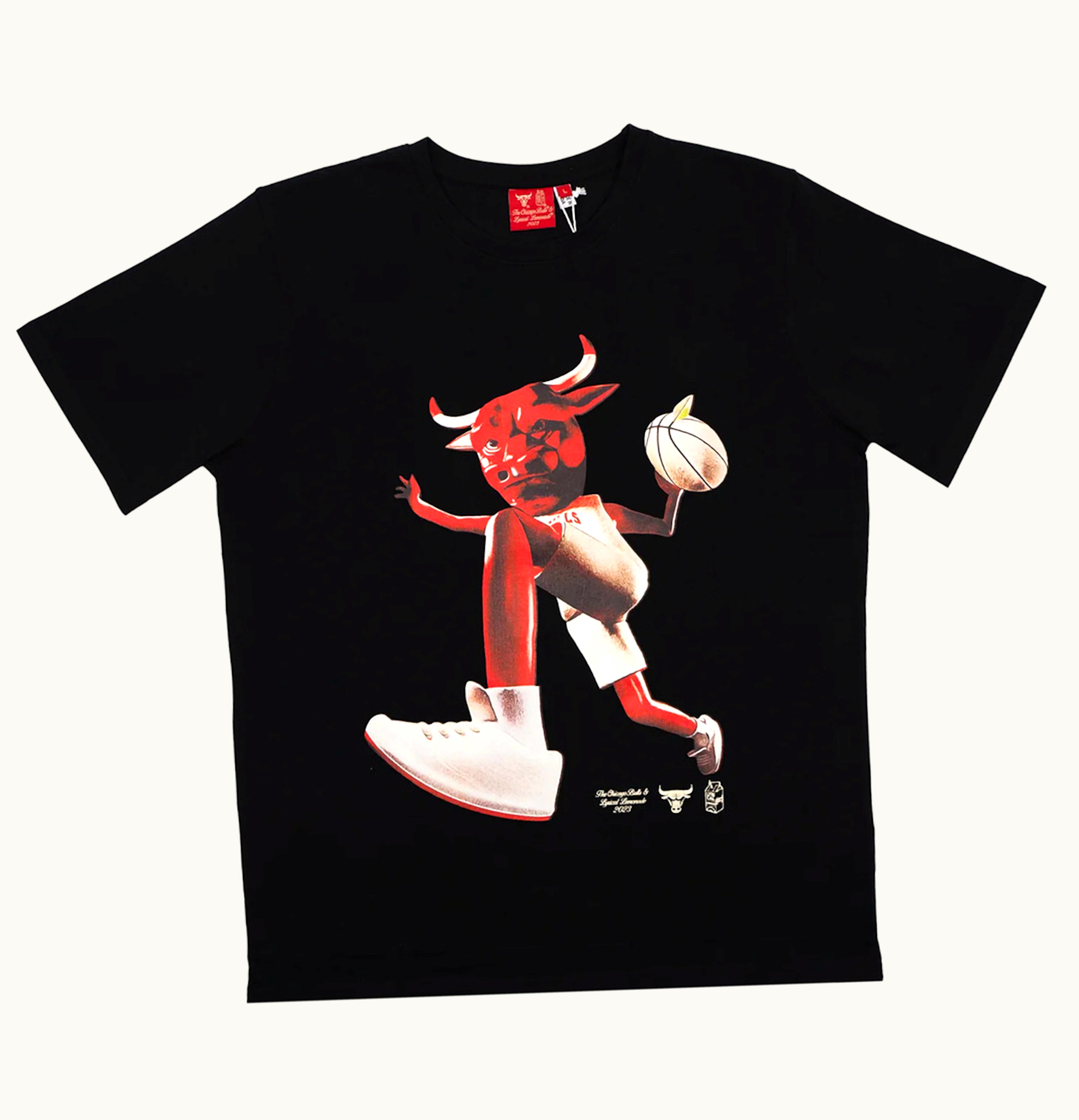 Lyrical Lemonade Lyrical Lemonade X Chicago Bulls Benny Dribble T Shirt Black Red