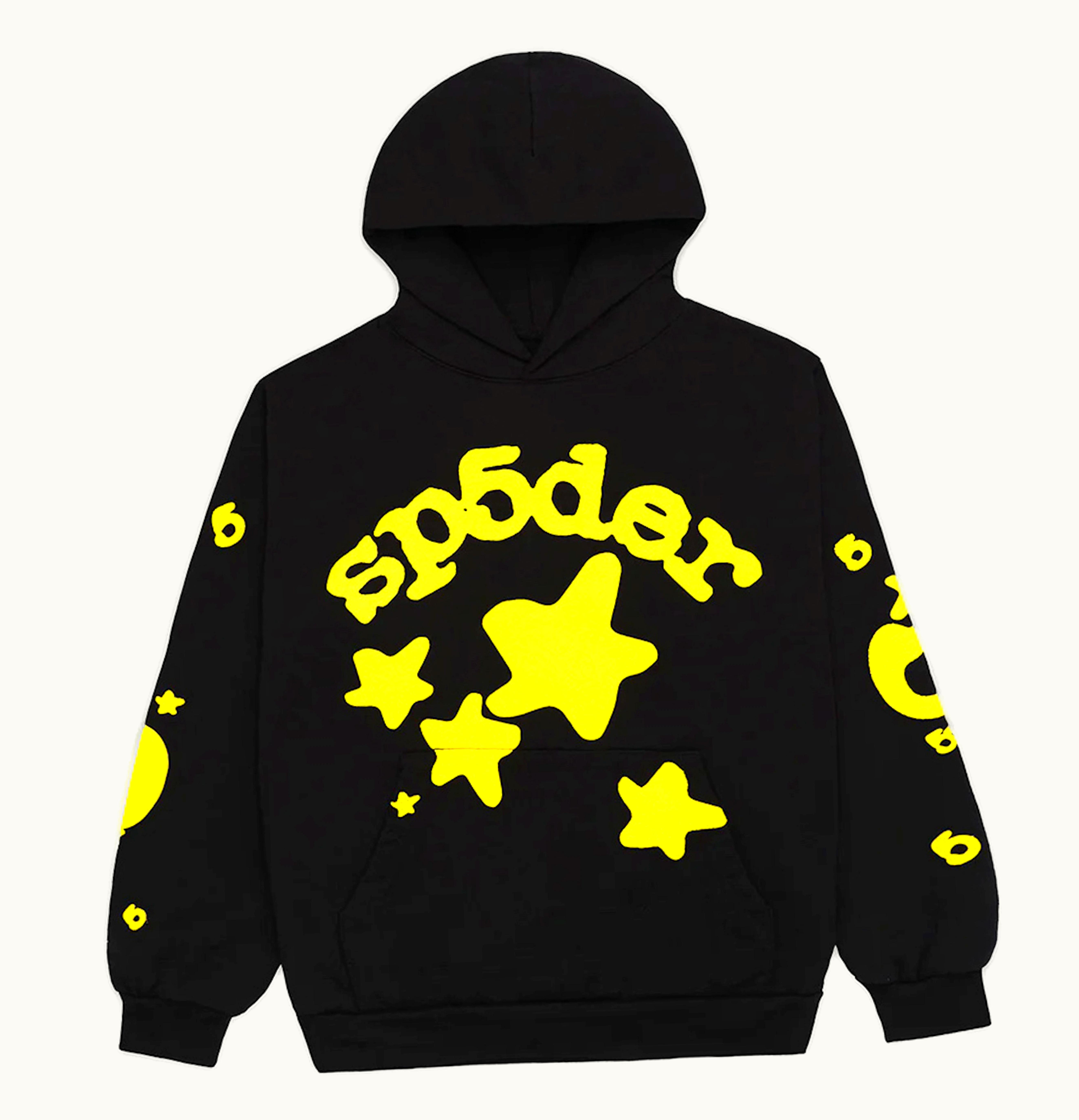 Sp5der Sp5der Beluga Hoodie Onyx Yellow