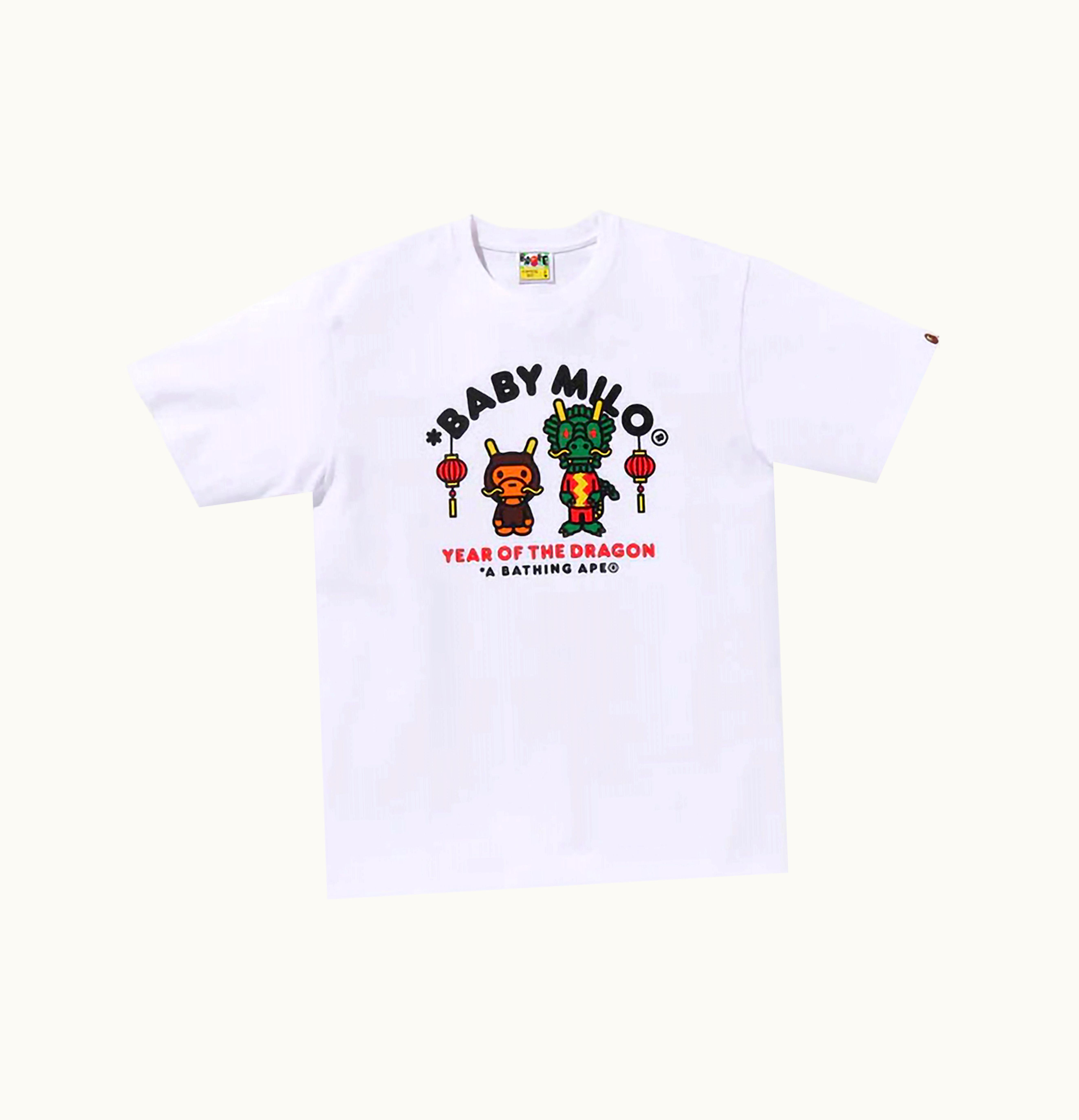 BAPE BAPE Year Of The Dragon Baby Milo Tee White