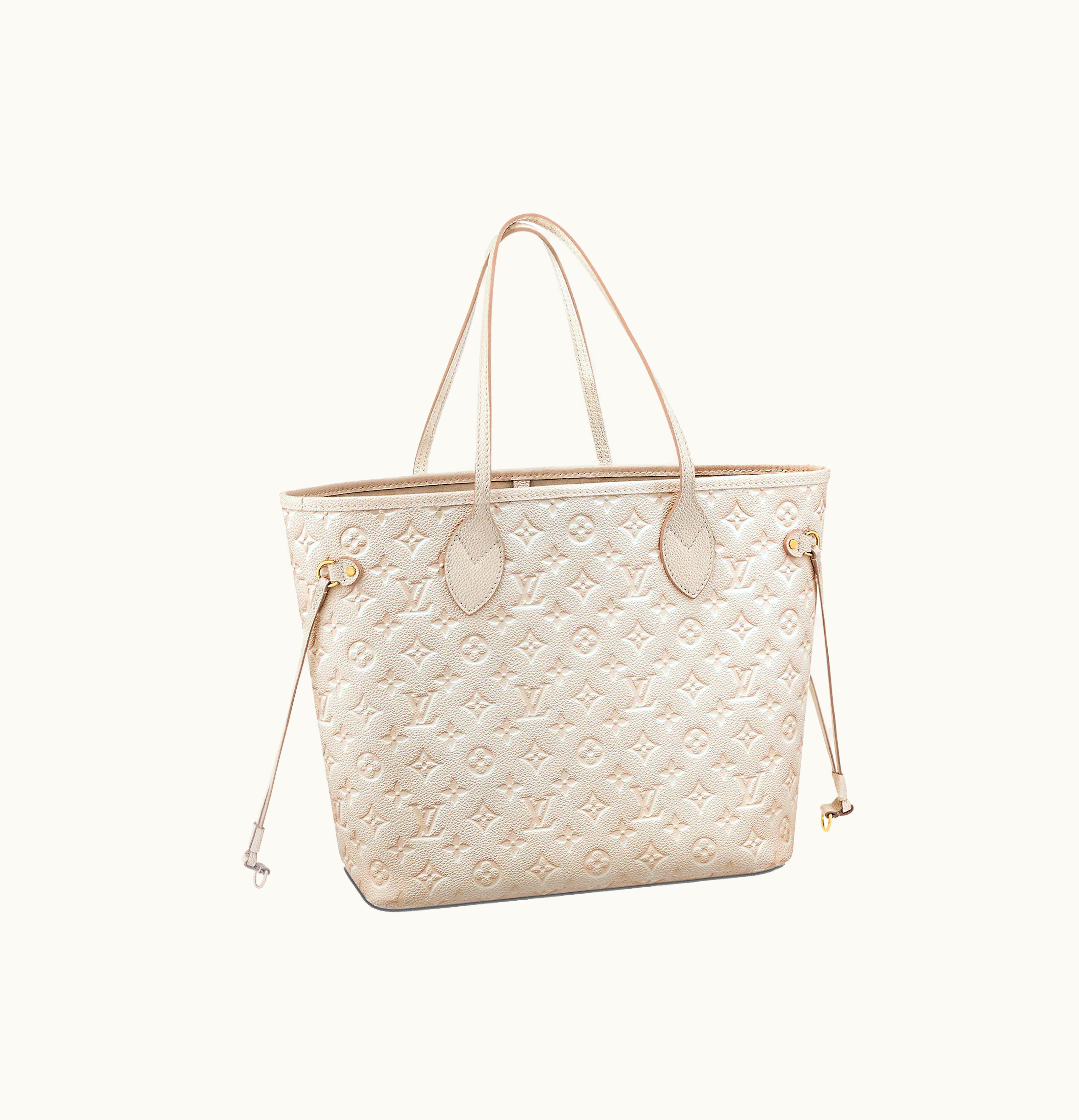 Louis Vuitton Louis Vuitton Neverfull MM Pale Beige