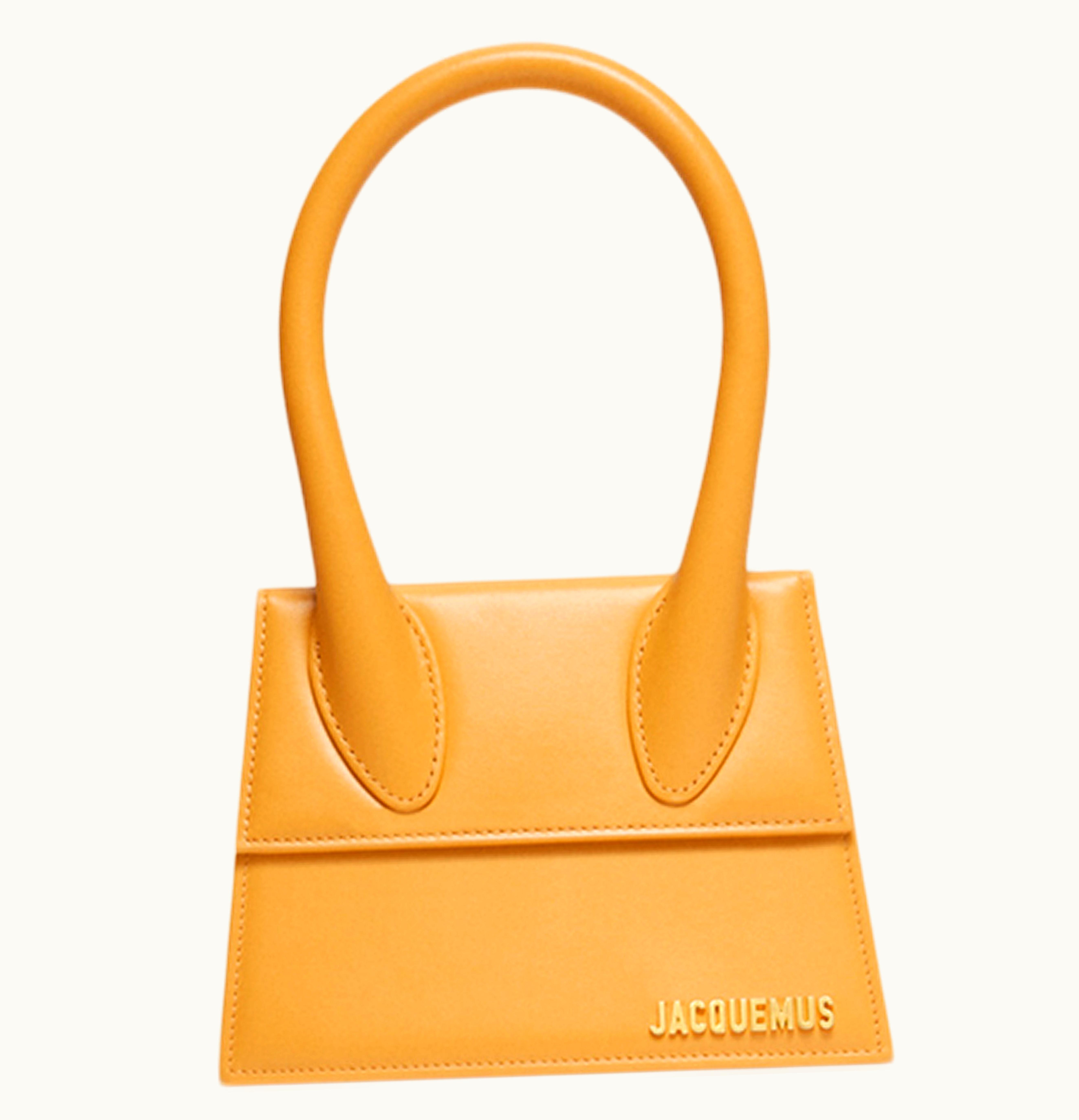Jacquemus Jacquemus Le Chiquito Moyen Signature Handbag Dark Yellow