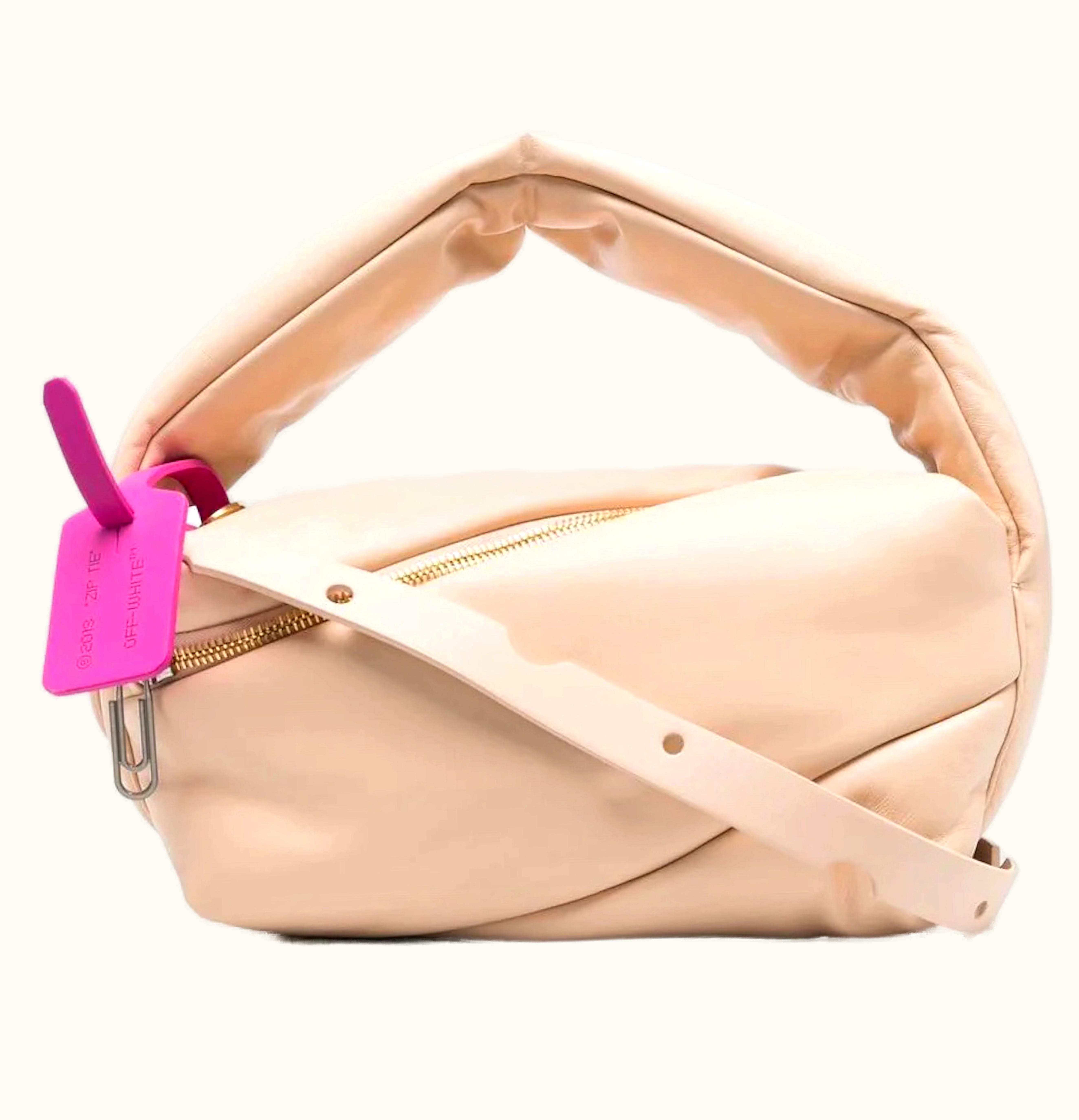 OFF-WHITE OFF WHITE Pump Pouch 24 Tote Bag Sand Beige