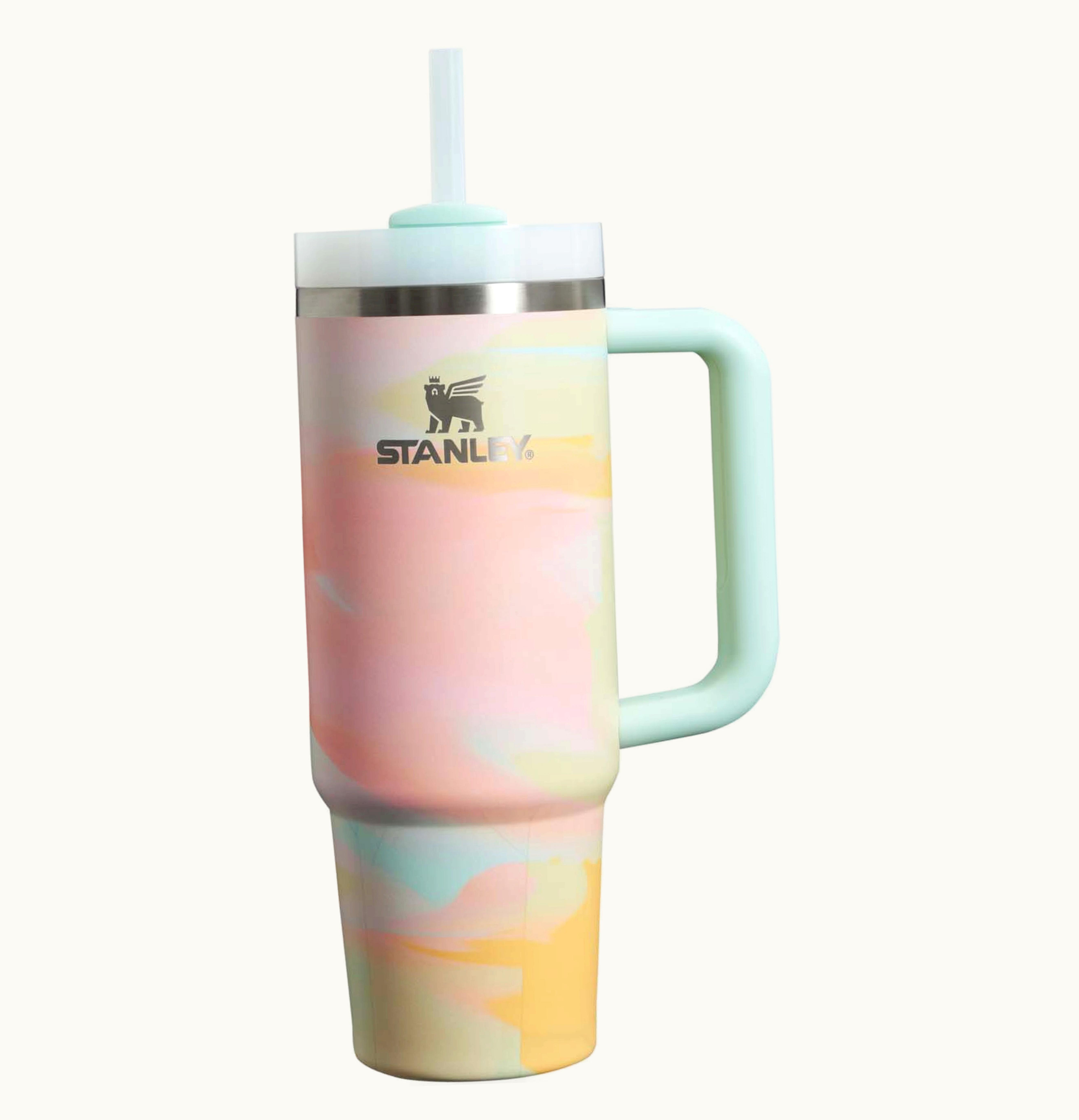 Stanley Stanley The Clean Slate Flowstate Quencher 30oz Tumbler Warm Serene Brushstroke