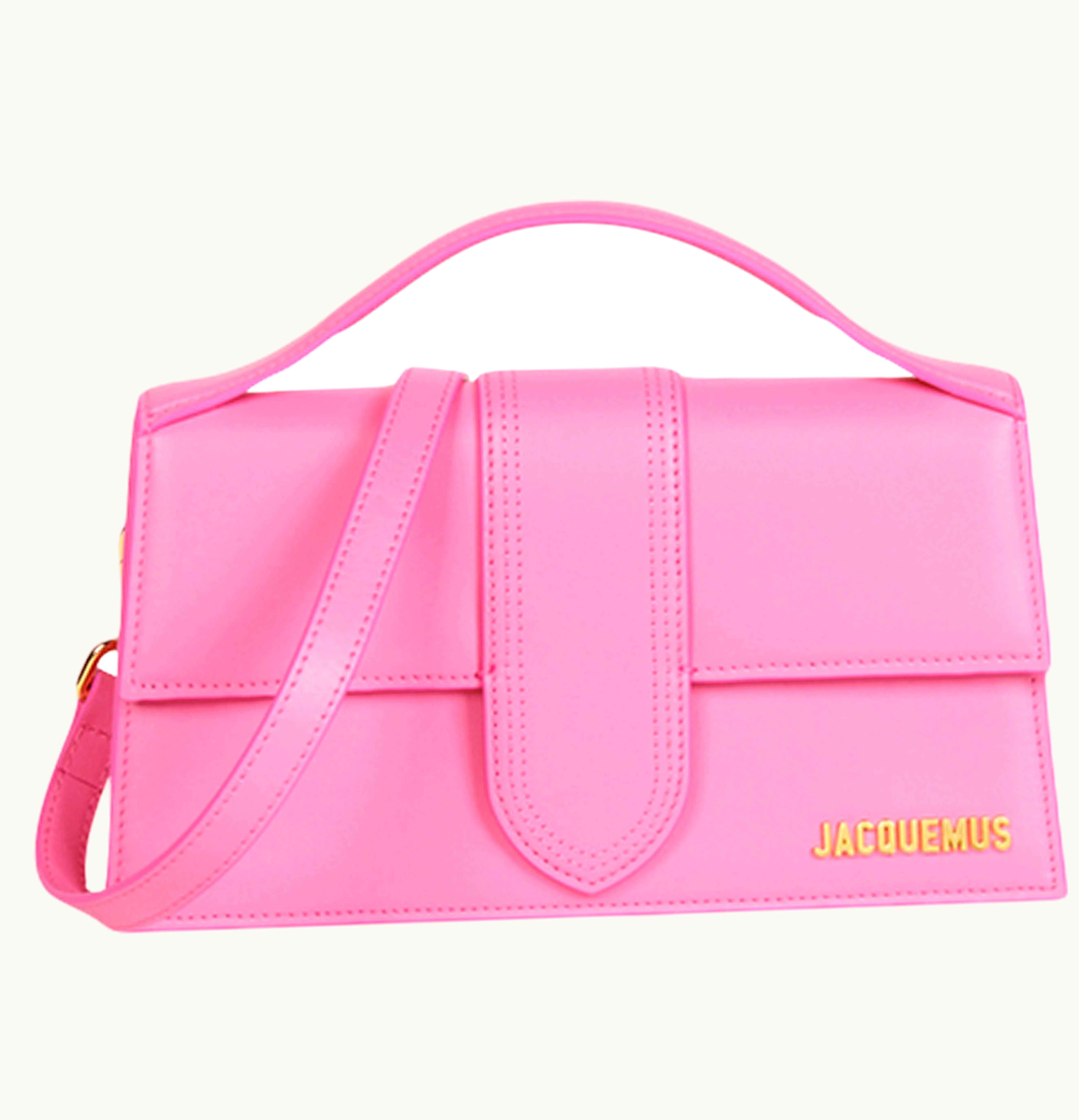 Jacquemus Jacquemus Le Grand Bambino Crossbody Flap Bag Pink