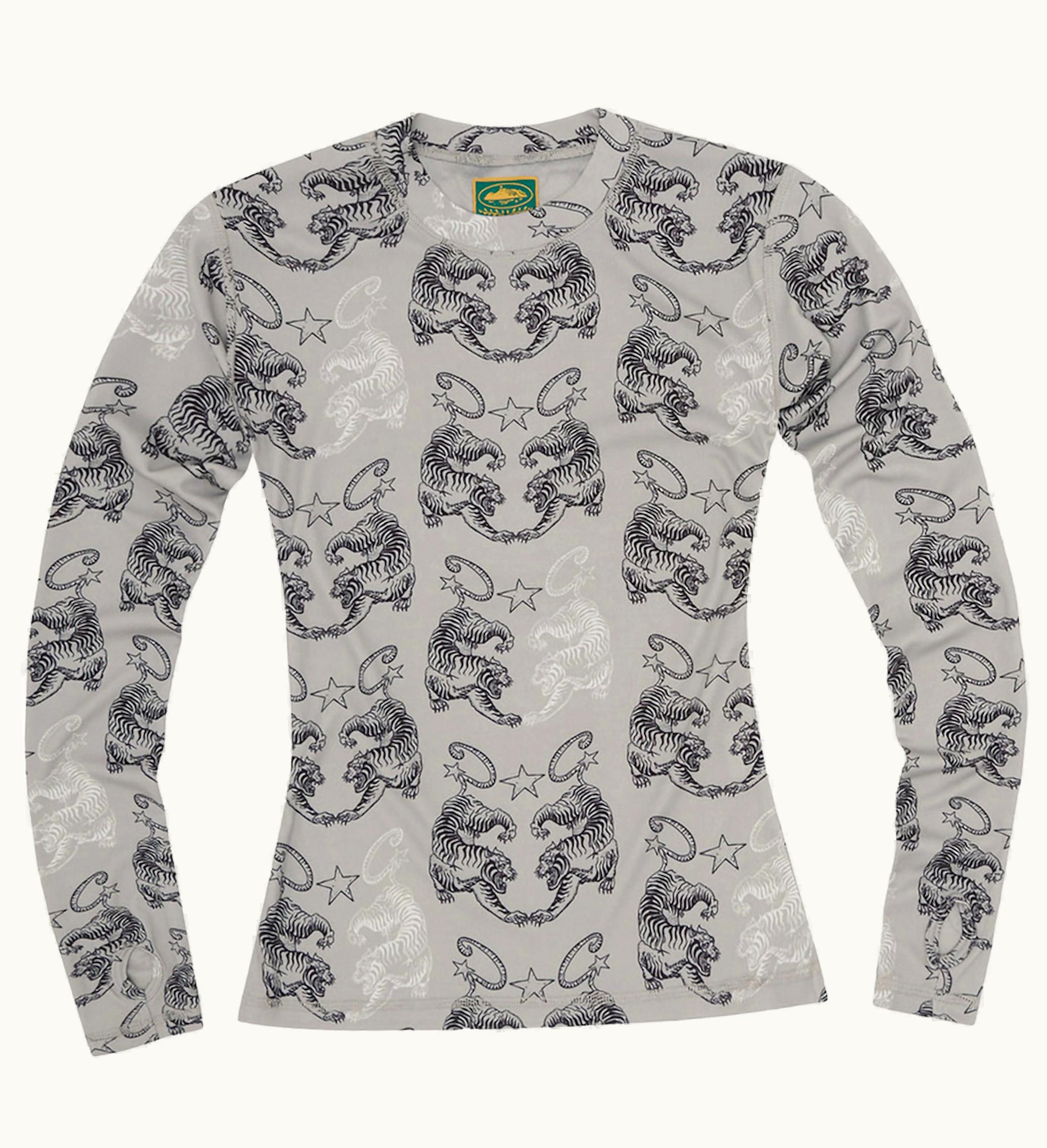 Corteiz Corteiz Womens Tiger Mesh Longsleeve Grey