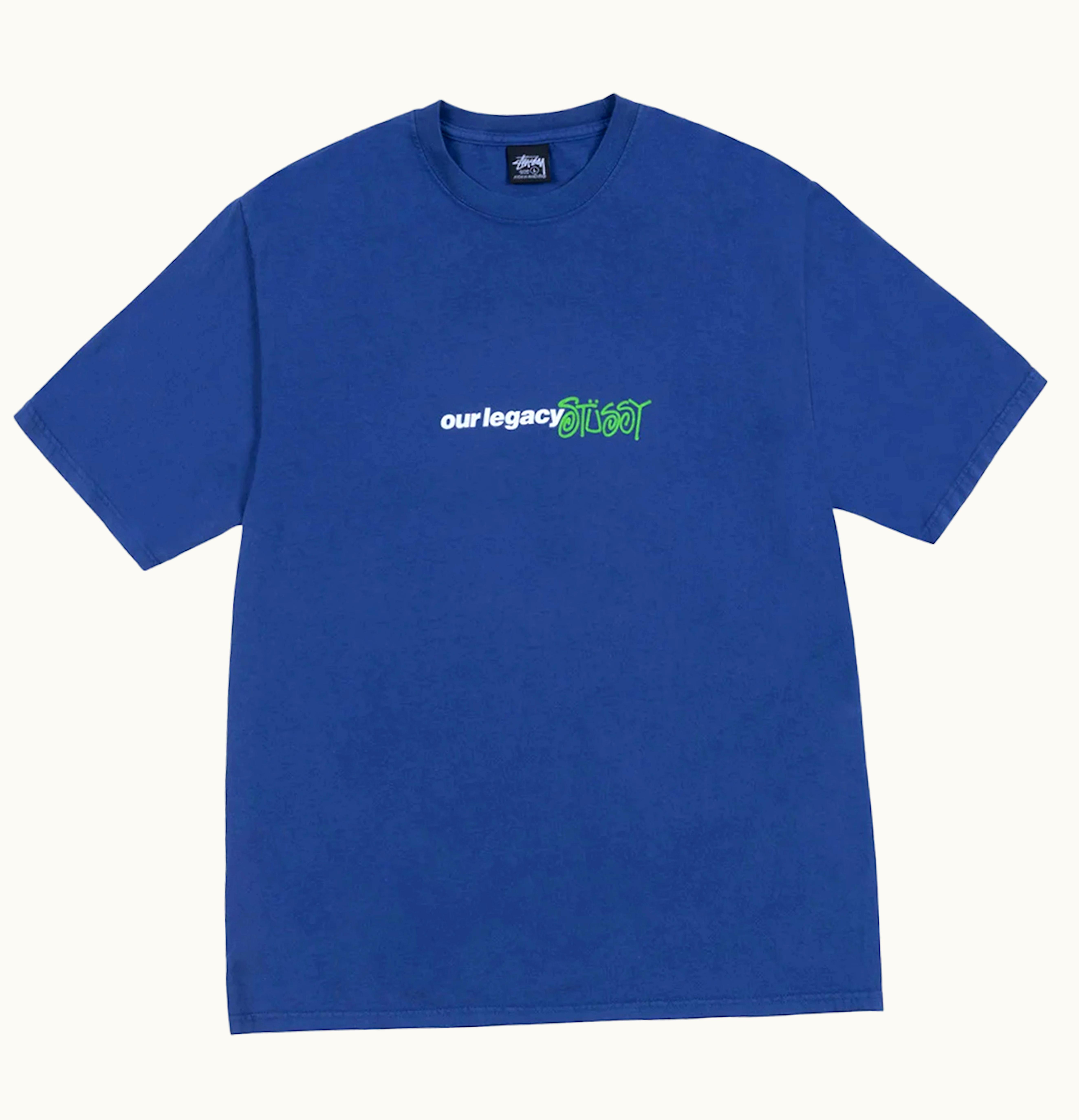 Stussy Stussy X Our Legacy Ol Sport Pigment Dyed Tee Blueberry
