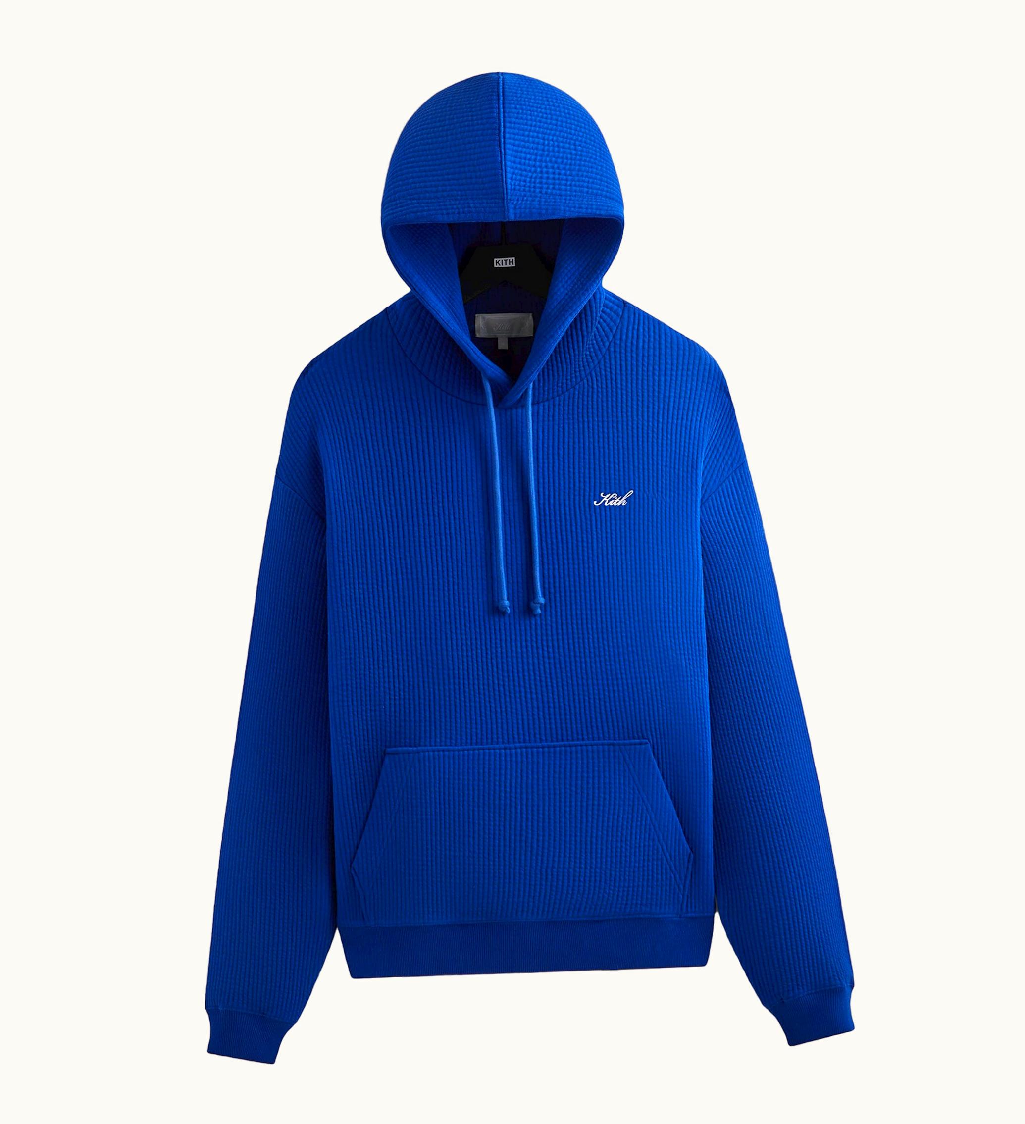 Kith Kith Striped Interlock Williams III Hoodie Cyclone