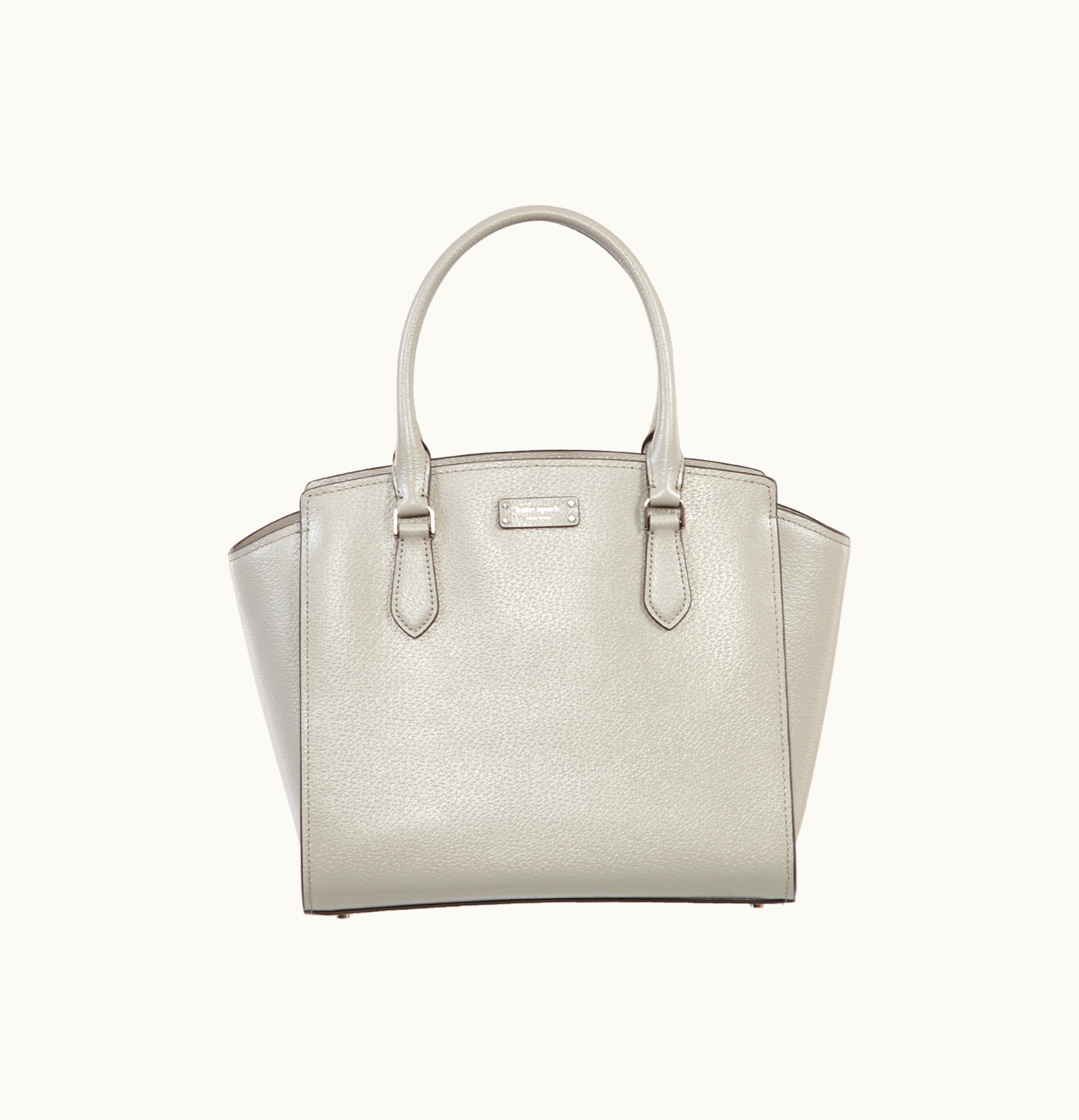 Kate Spade Kate Spade Jeanne Satchel Bag Medium Warm Beige Black