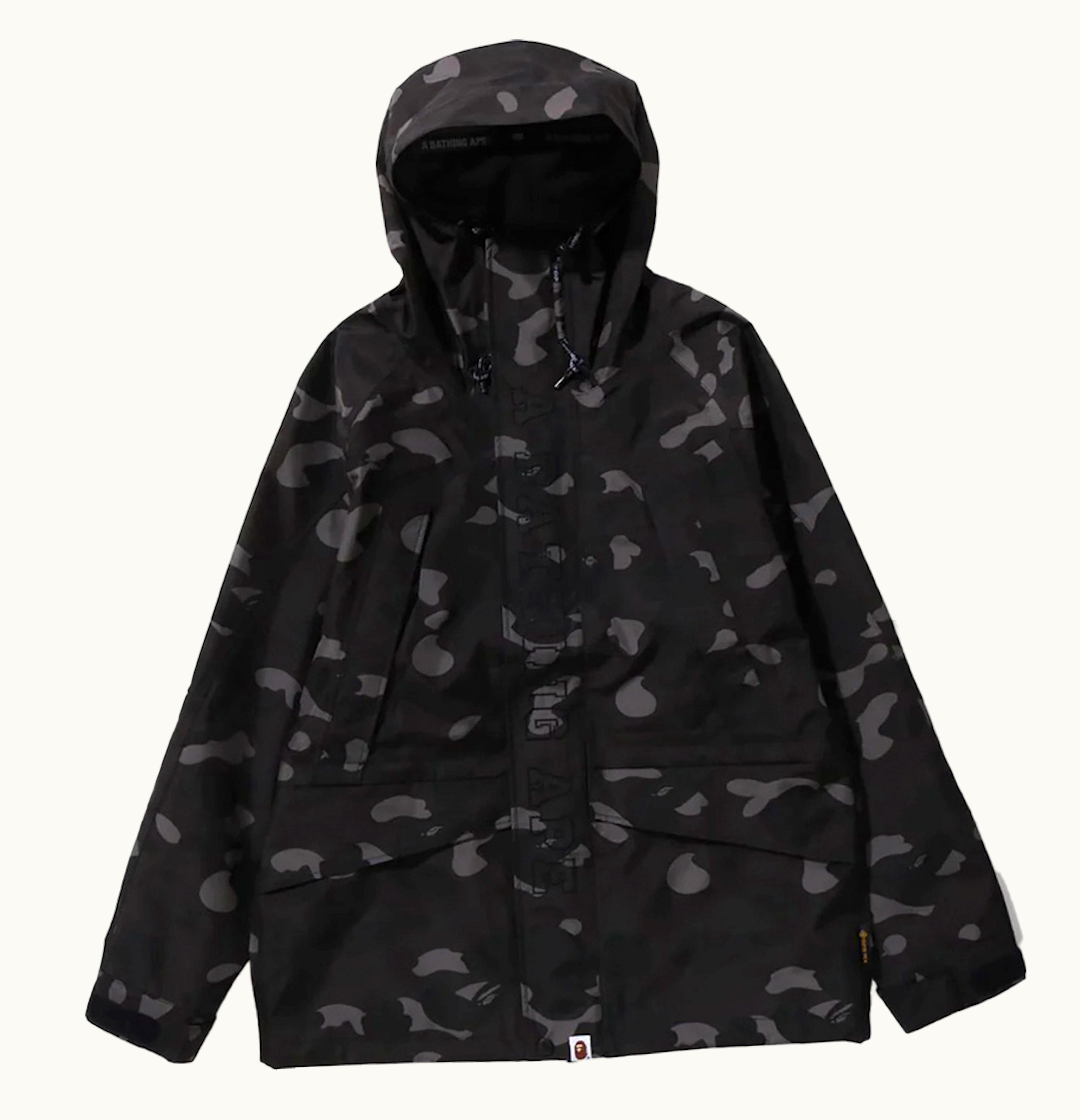 BAPE BAPE Gore Tex Color Camo Snowboard Jacket Black