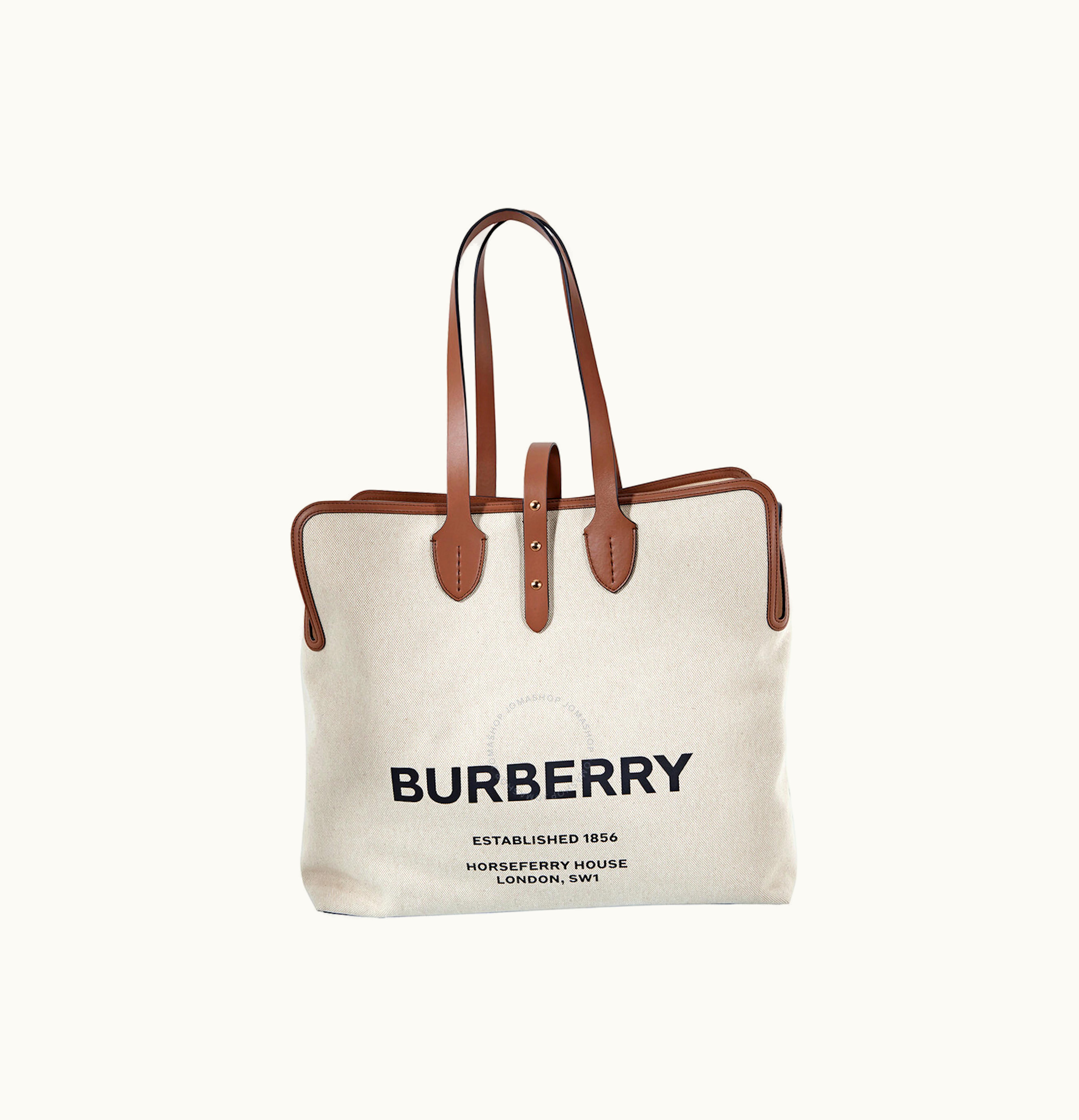 Burberry Burberry Horseferry Print Tote Bag Beige Brown