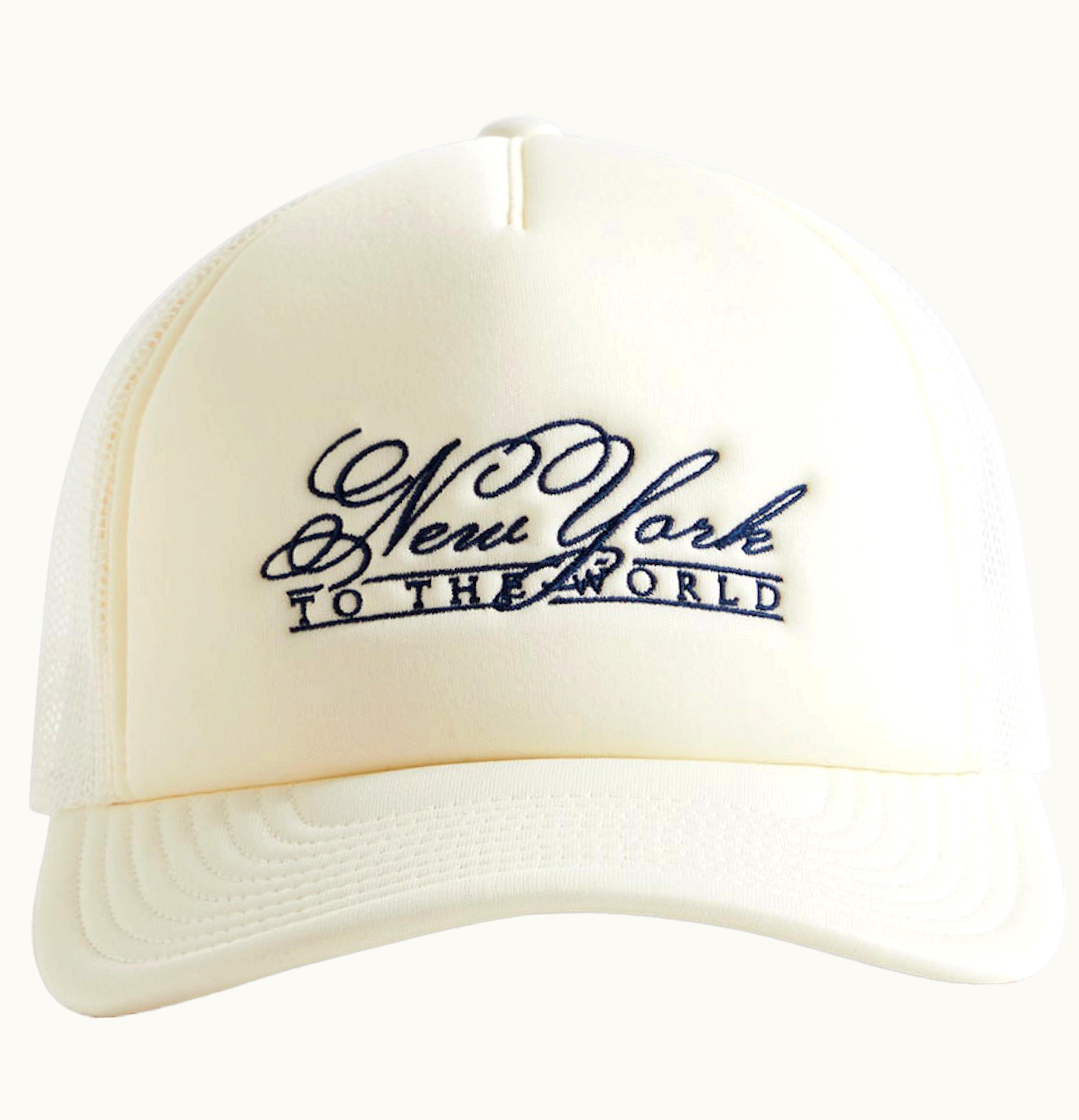 Kith Kith NY To The World Nolan Poly Foam Trucker Hat Lace