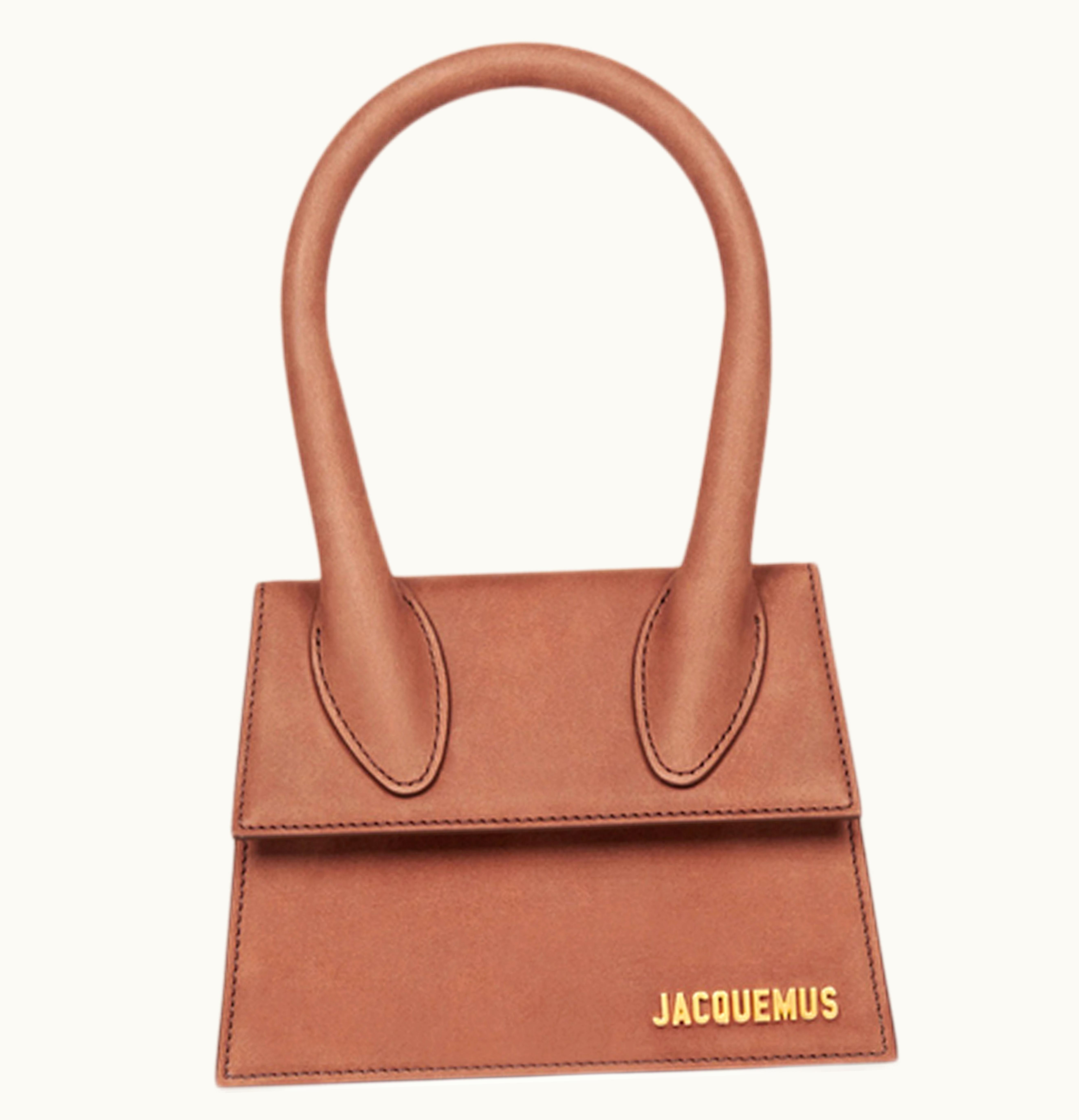 Jacquemus Jacquemus Le Chiquito Moyen Signature Handbag Brown