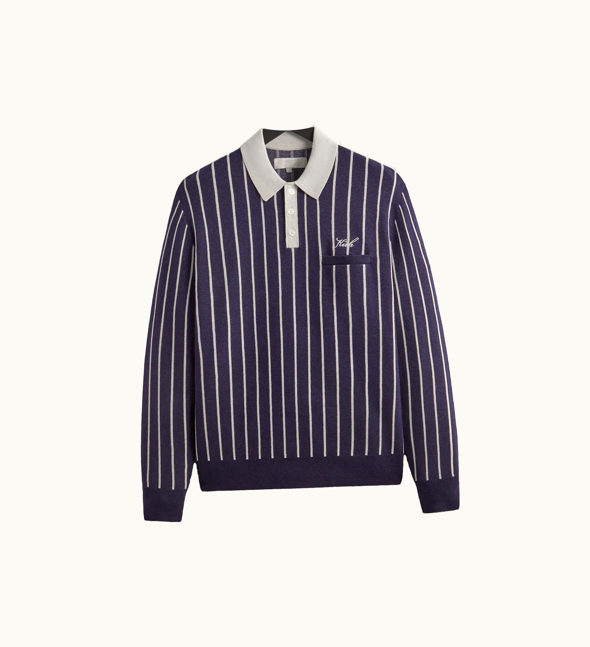 Kith Kith Harmon Rugby Pullover Sweater Nocturnal Heather