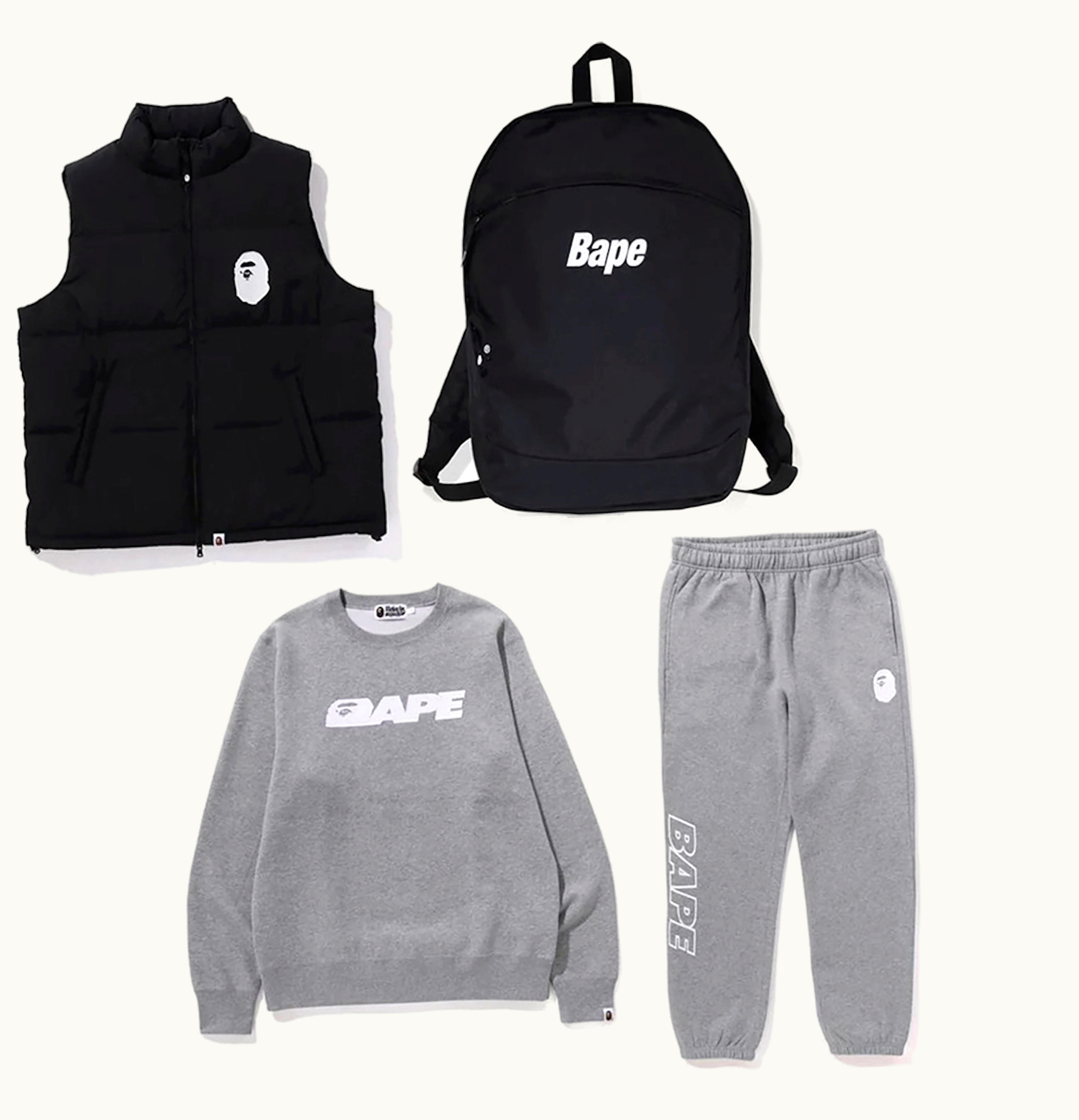 BAPE BAPE Premium Happy New Year Bag FW23 Black