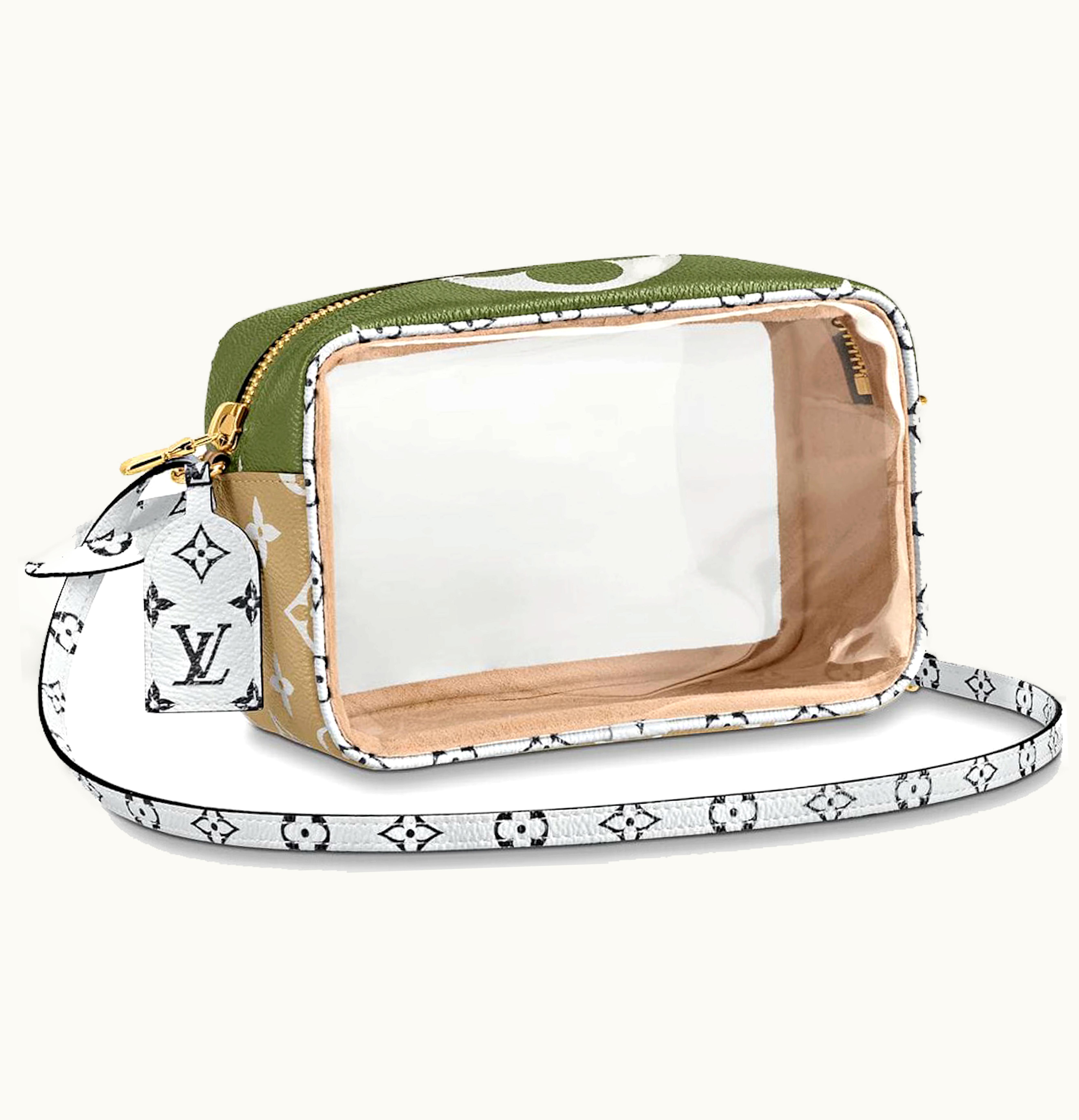 Louis Vuitton Louis Vuitton Beach Pouch Giant Monogram Khaki Green Beige