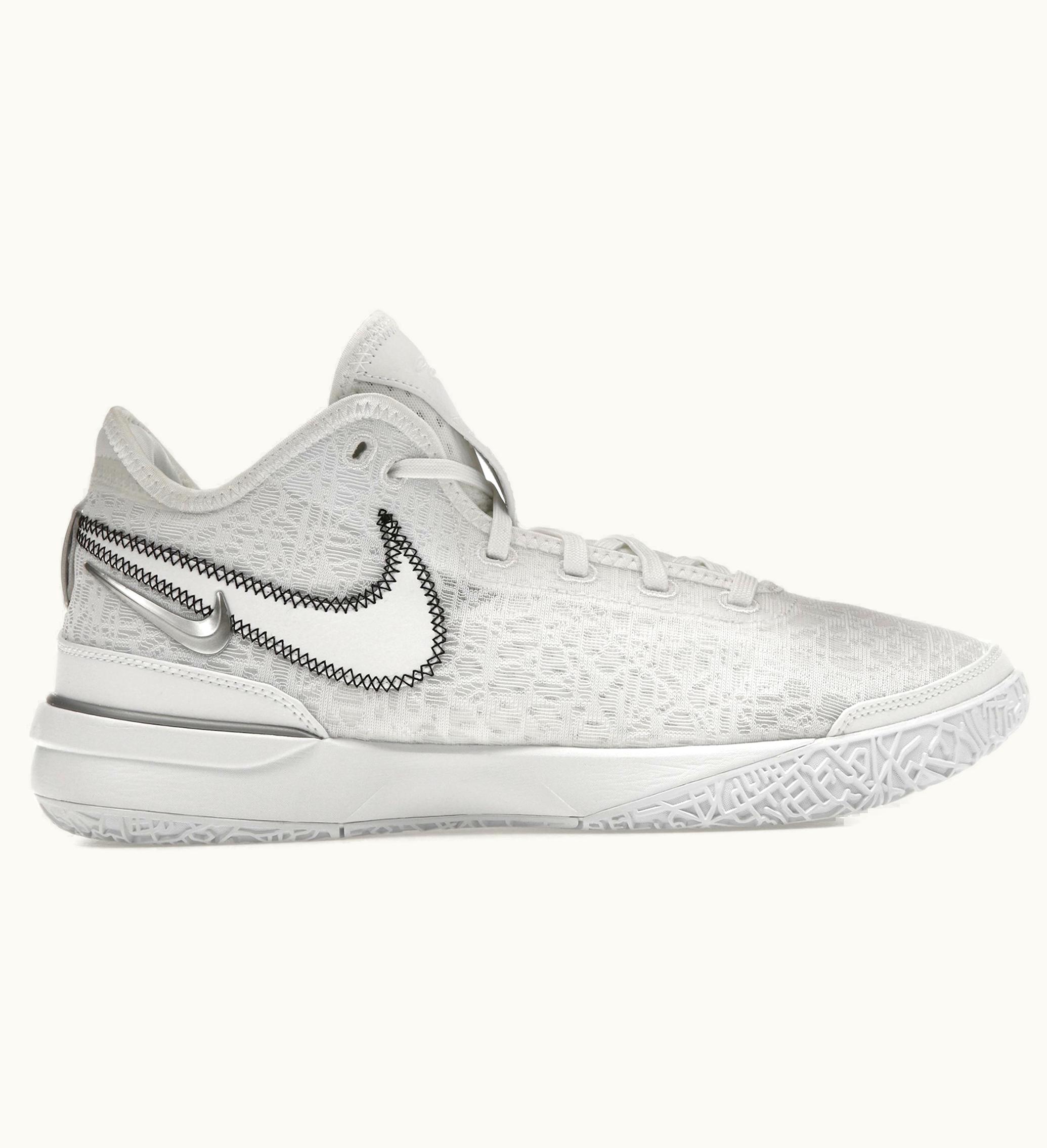 Nike Nike Zoom Lebron Nxxt Gen White Metallic Silver