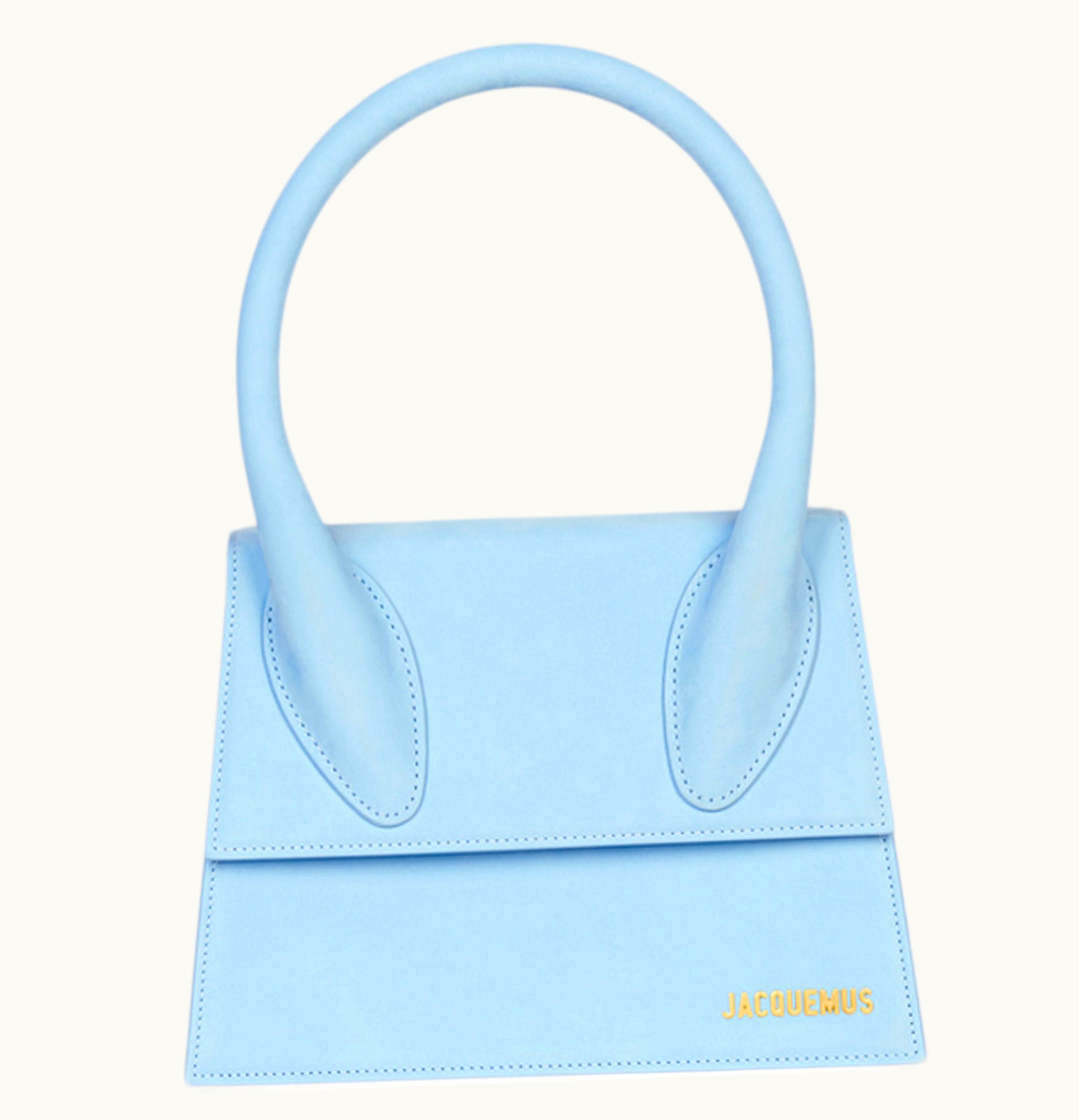 Jacquemus Jacquemus Le Grand Chiquito Large Signature Handbag Light Blue