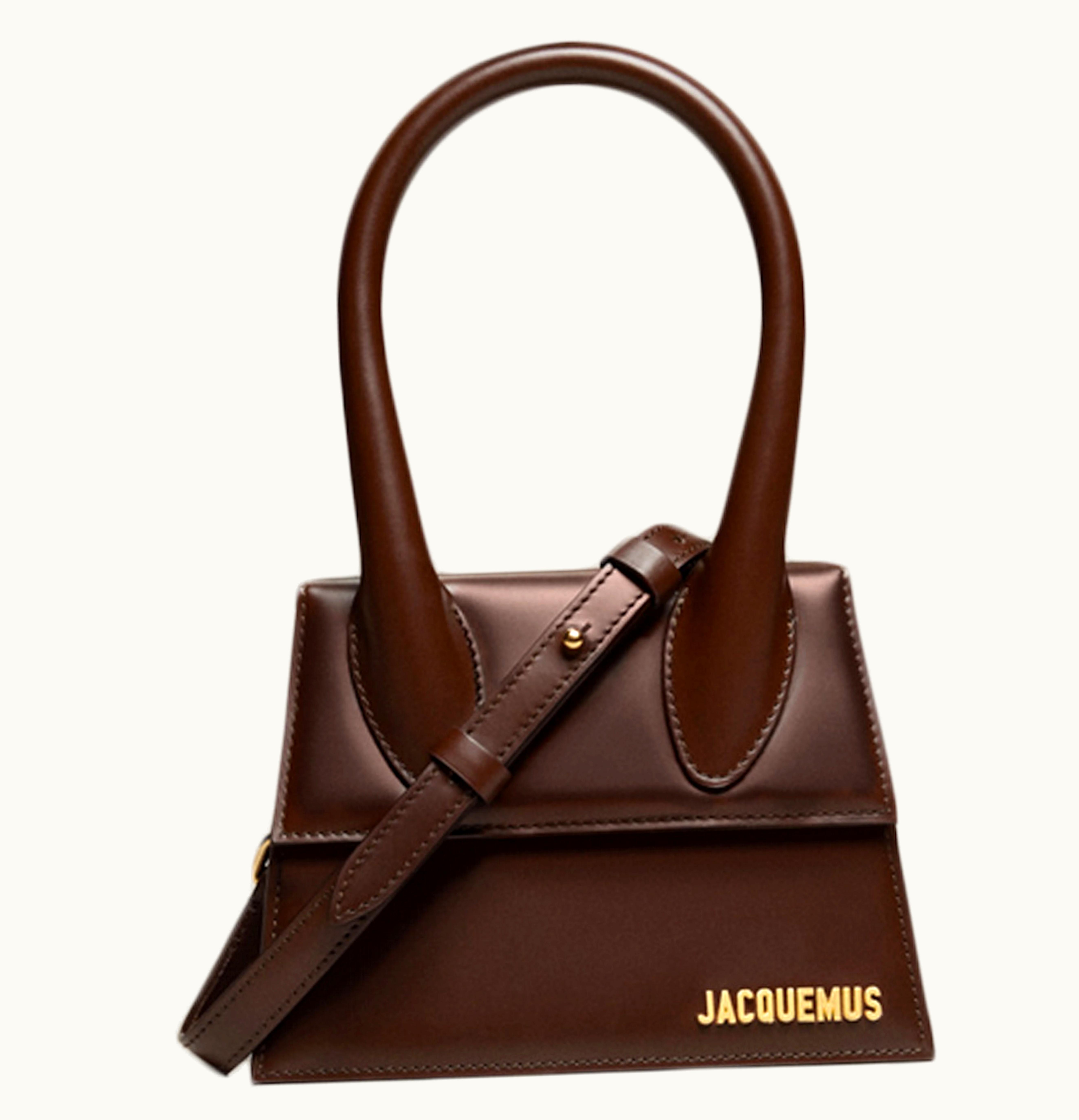 Jacquemus Jacquemus Le Chiquito Moyen Signature Handbag Dark Brown