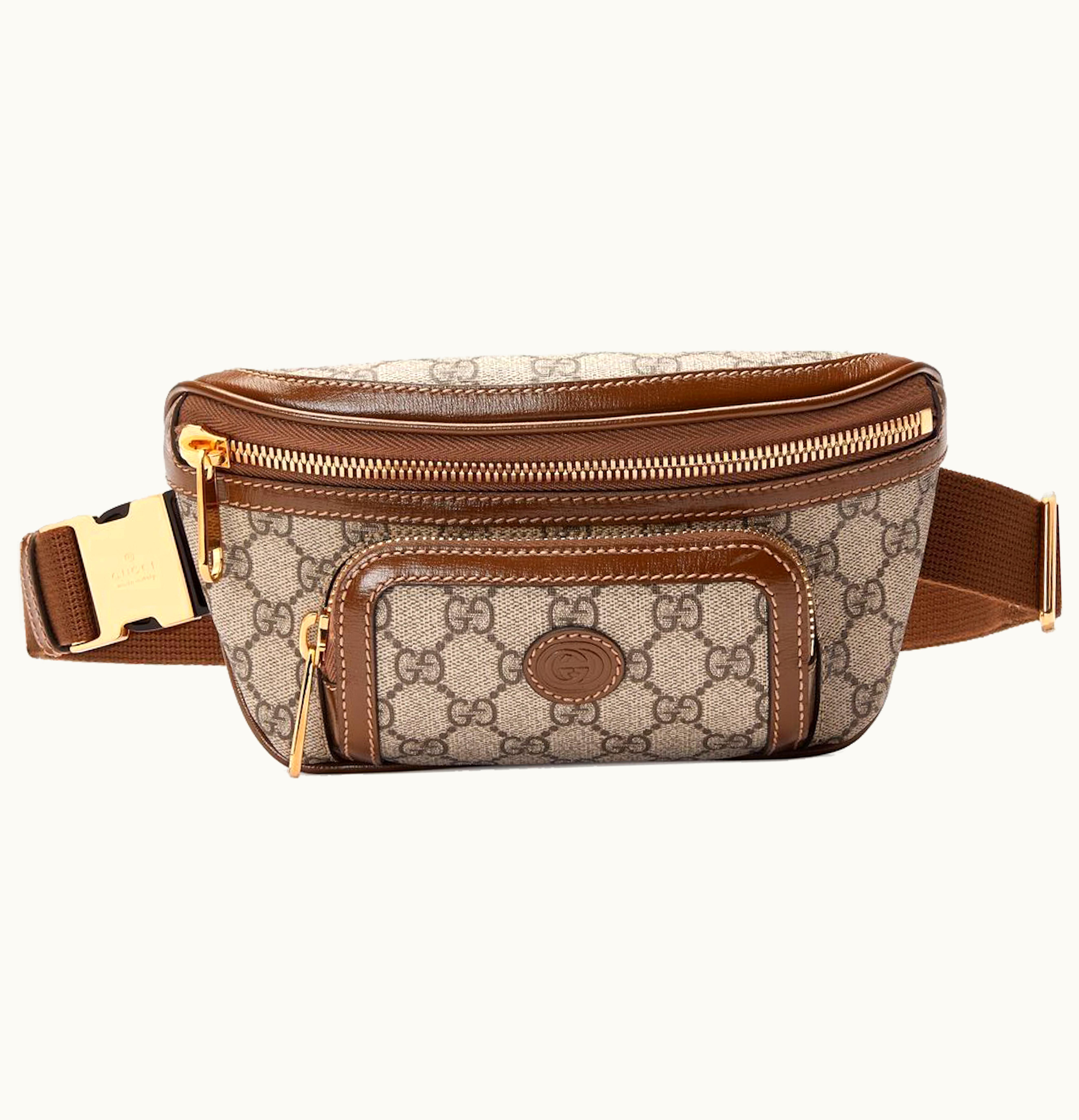 Gucci Gucci Interlocking G Belt Bag Beige Ebony