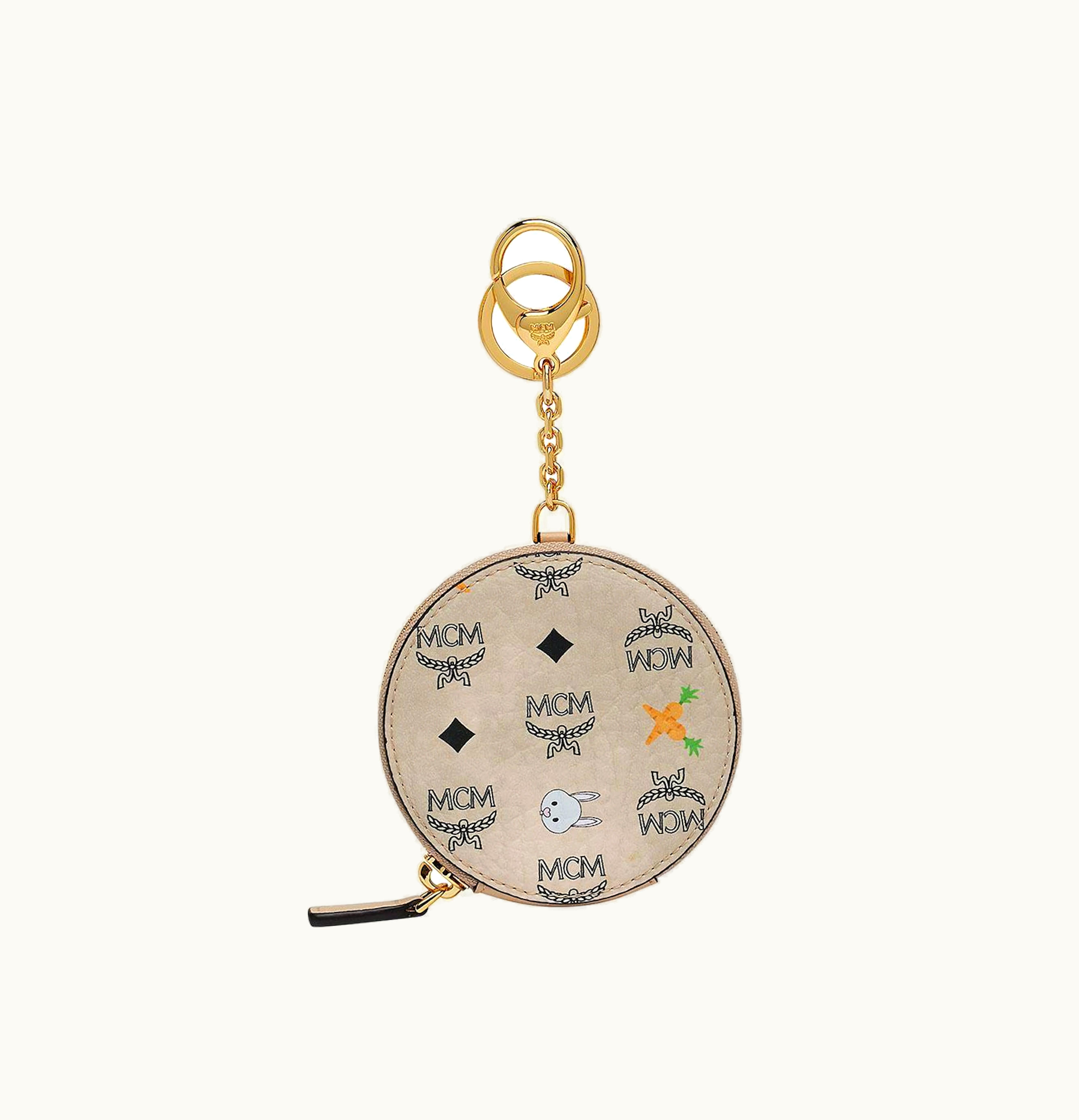 MCM MCM Rabbit Keychin Beige